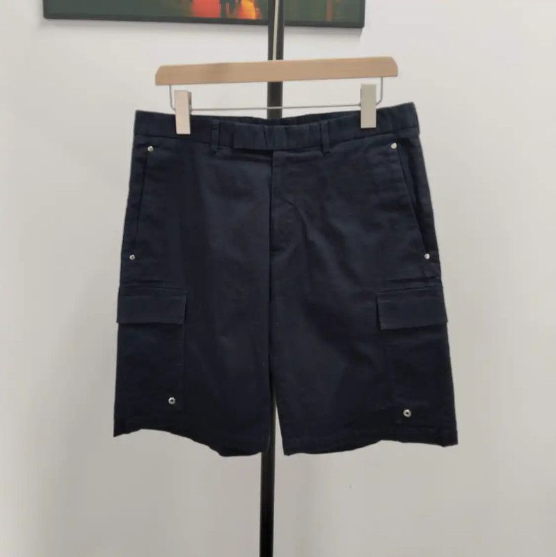 Dior Dior Men's Summer Navy Cargo Shorts 0089 Size US 30 / EU 46 - 1 Thumbnail