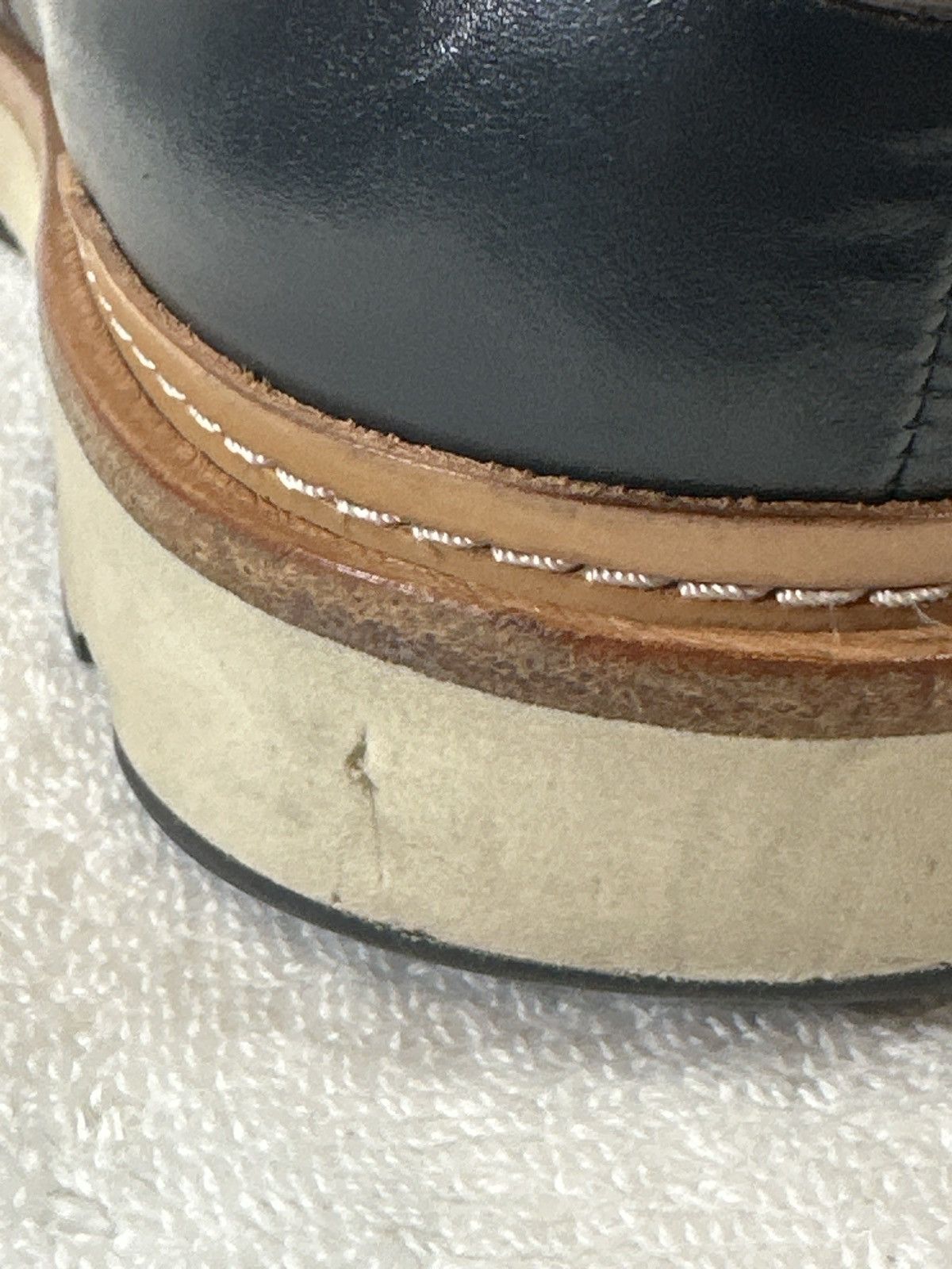 Ermenegildo Zegna Ermenegildo Zegna Look Leather Cap Toe Derby Shoes Size US 10.5 / EU 43-44 - 7 Thumbnail