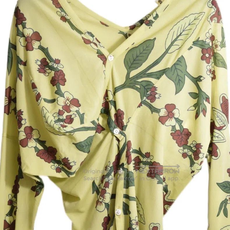 Comme des Garcons Comme Des Garcons Iregularly deformed yellow-green floral Size M / US 6-8 / IT 42-44 - 5 Thumbnail
