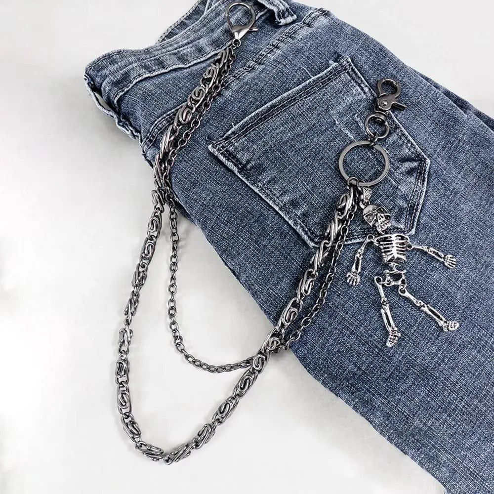 Jewelry 2 Layer Waist Punk Wallet Chain Size ONE SIZE - 1 Thumbnail