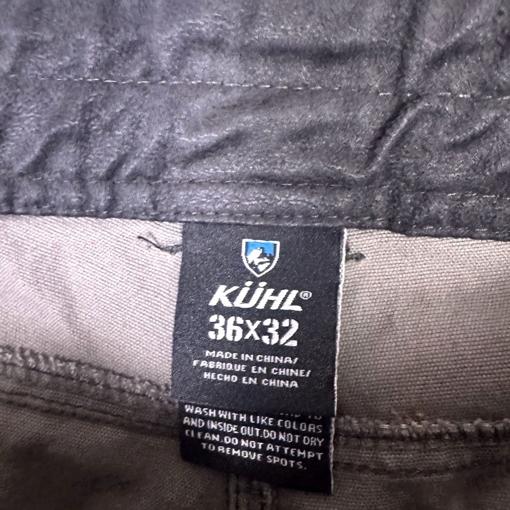 Vintage VINTAGE Kuhl Jeans Mens 36x30 Straight Canvas Hiking Patina Dye 5114 Size US 36 / EU 52 - 6 Thumbnail