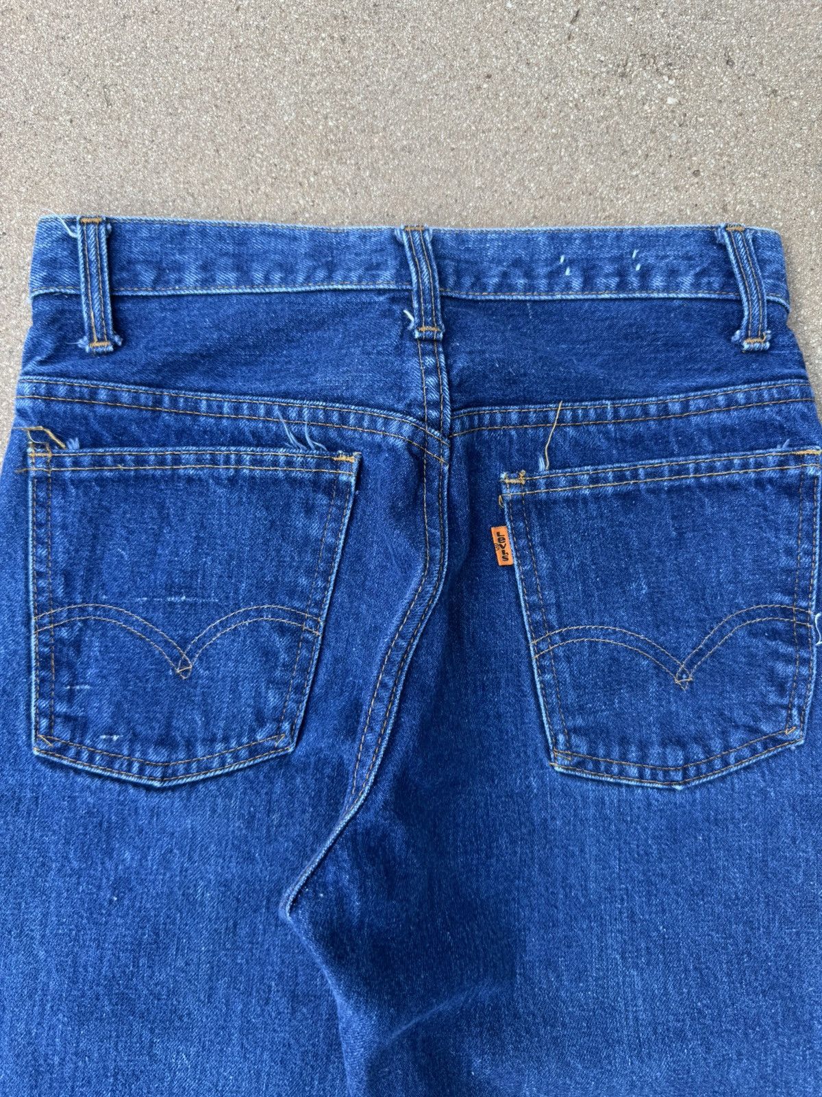 Levi's × Vintage Vtg 70’s Levi’s 646 Orange Tab Bellbottom Flare Jeans 28x30 Size US 28 / EU 44 - 7 Thumbnail