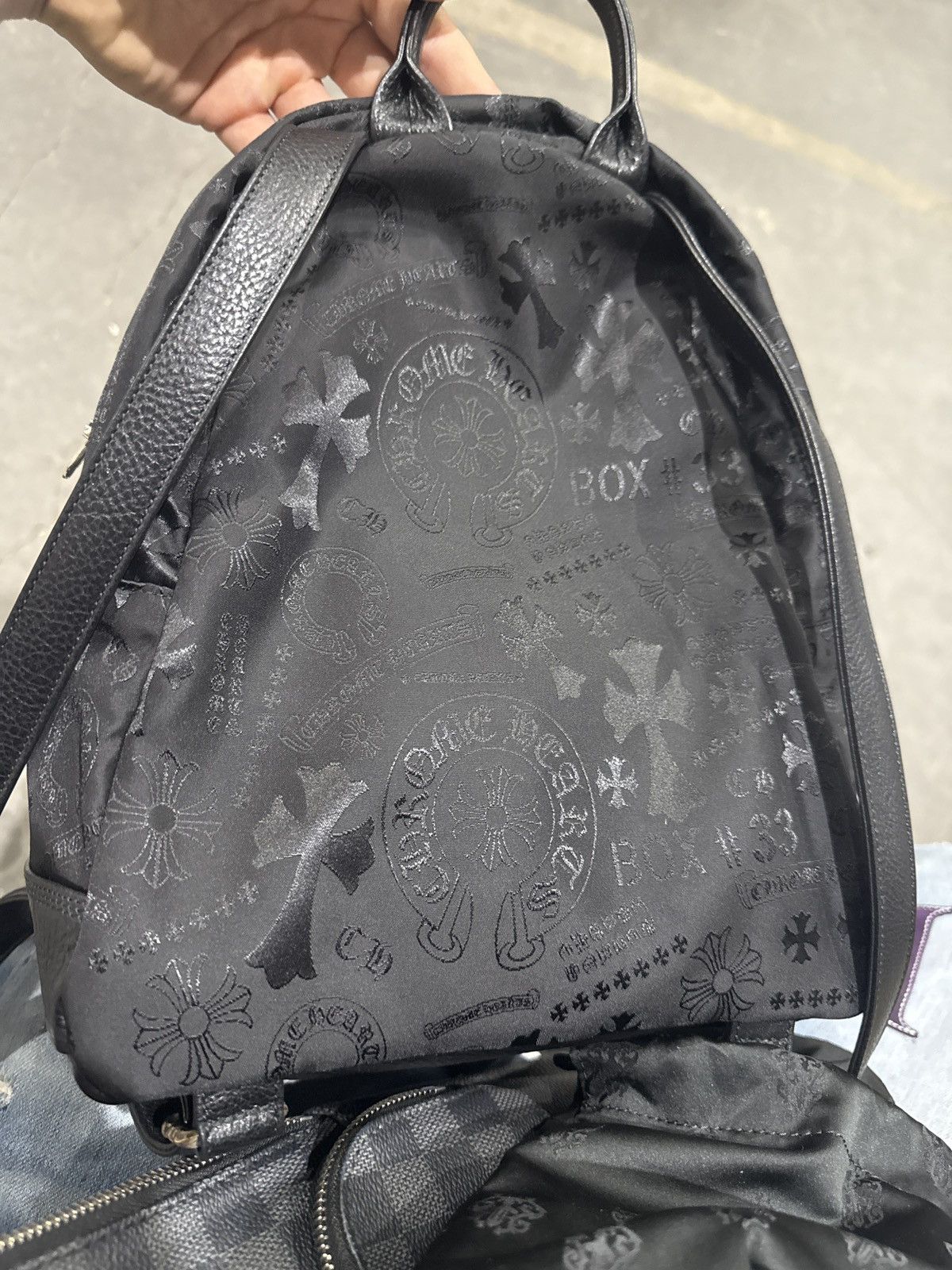 Chrome Hearts CHROME HEARTS CEMETERY MINI NYLON BACKPACK "BLACK" Size ONE SIZE - 5 Thumbnail