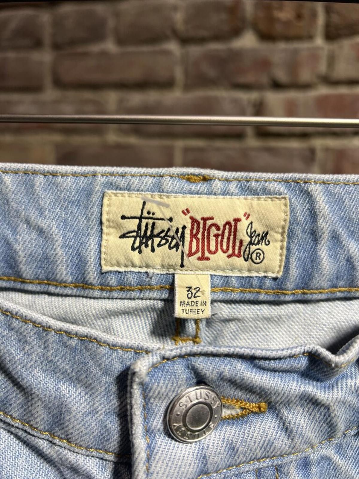 Stussy Stussy Light Wash Big OL Jeans Sz. 32 Size ONE SIZE - 3 Thumbnail