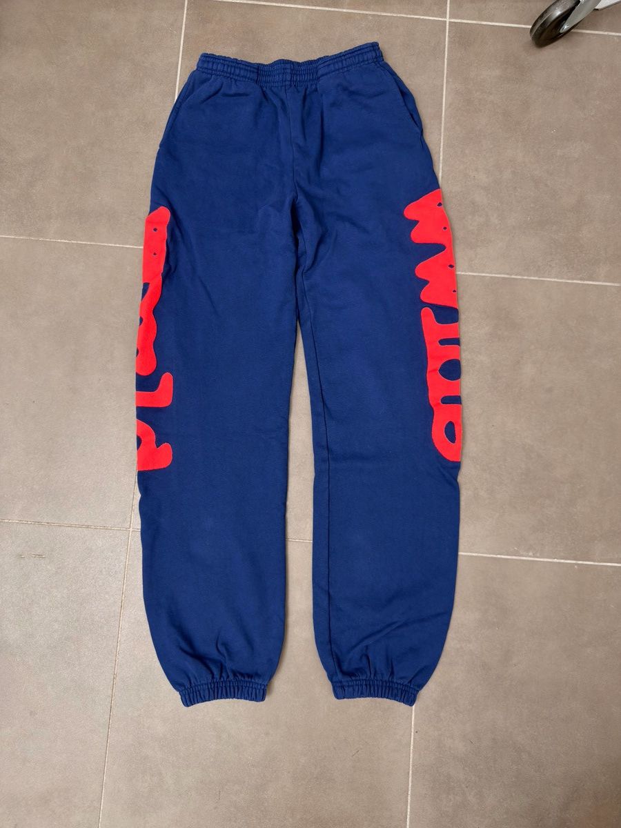 Sp5der SP5DER Navy Beluga Sweatpants XS Size US 28 / EU 44 - 2 Thumbnail