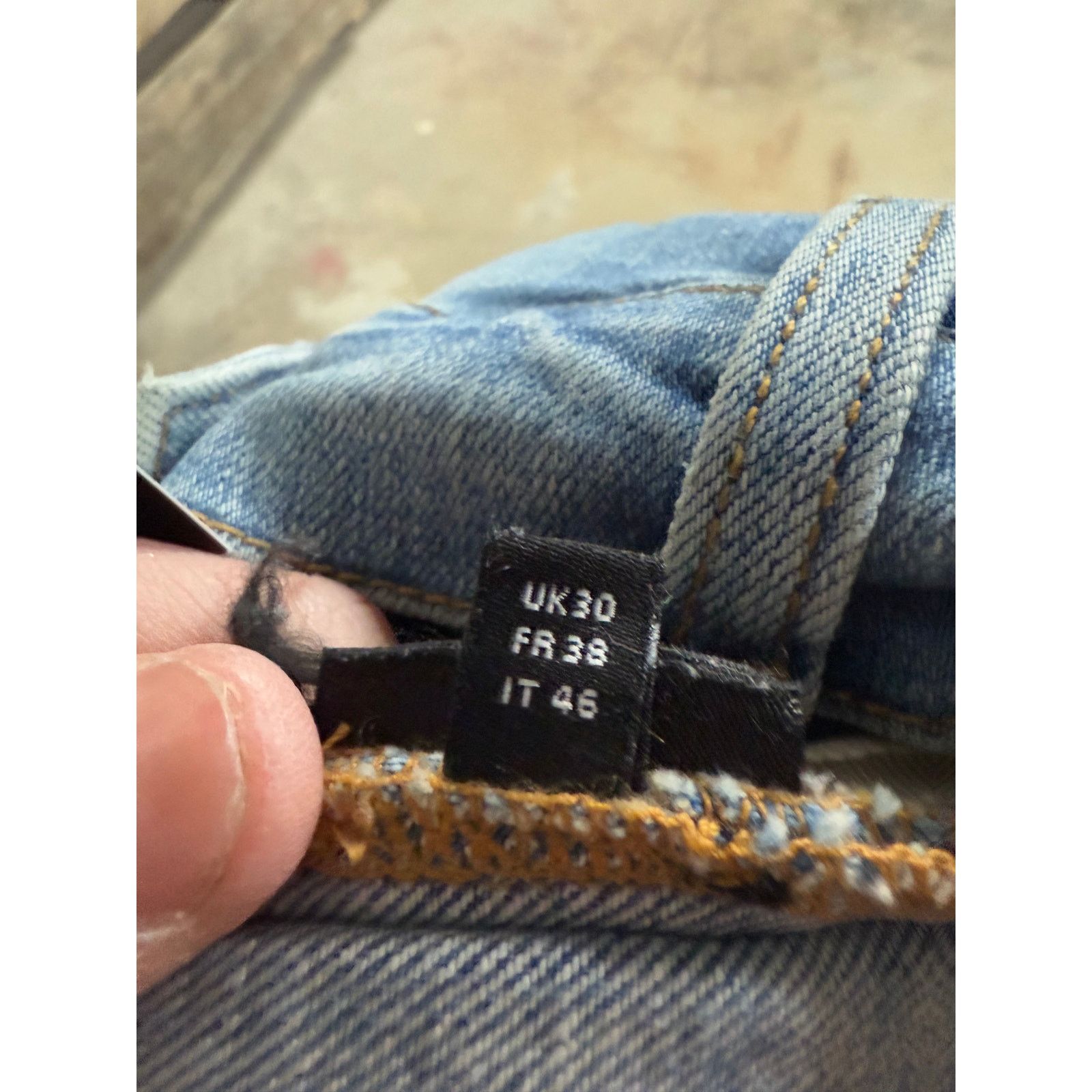 Amiri Amiri Jeans Thrasher Lightwash Purple Yellow Stripe Used 30 Size US 30 / EU 46 - 6 Thumbnail