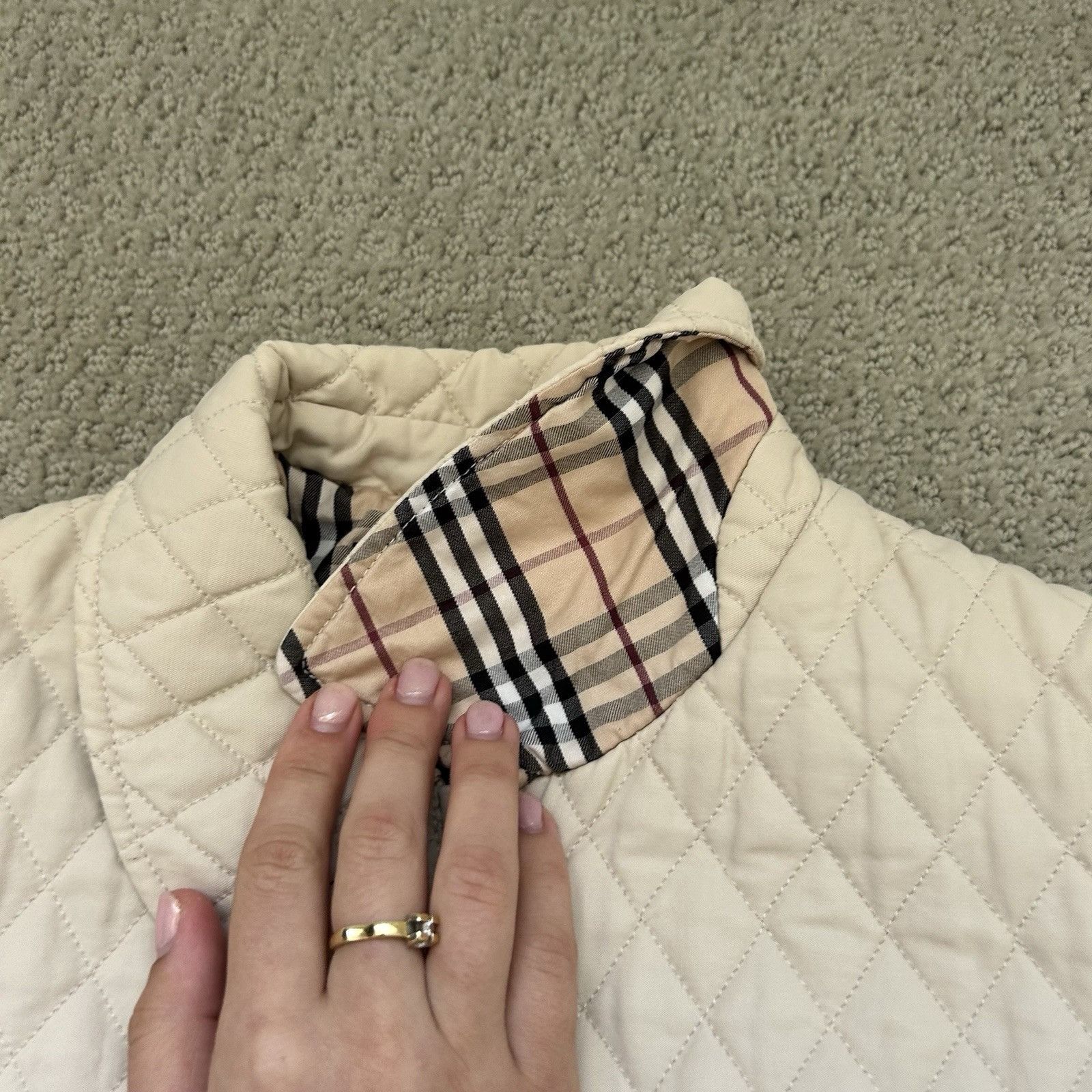 Burberry Burberry Brit Women’s Kencott Quilted Zip up Nova Check Jack Size XS / US 0-2 / IT 36-38 - 12 Thumbnail