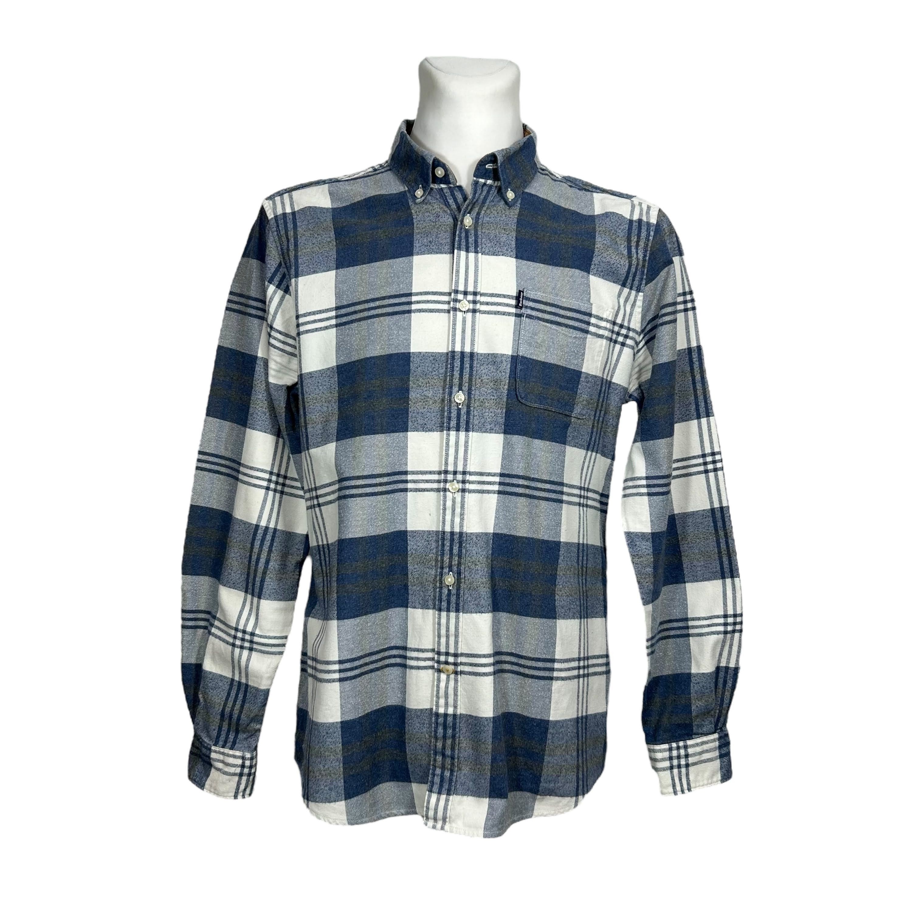 Barbour Barbour Endsleigh Highland Check Blue Plaid Flannel Shirt M Size US M / EU 48-50 / 2 - 1 Thumbnail