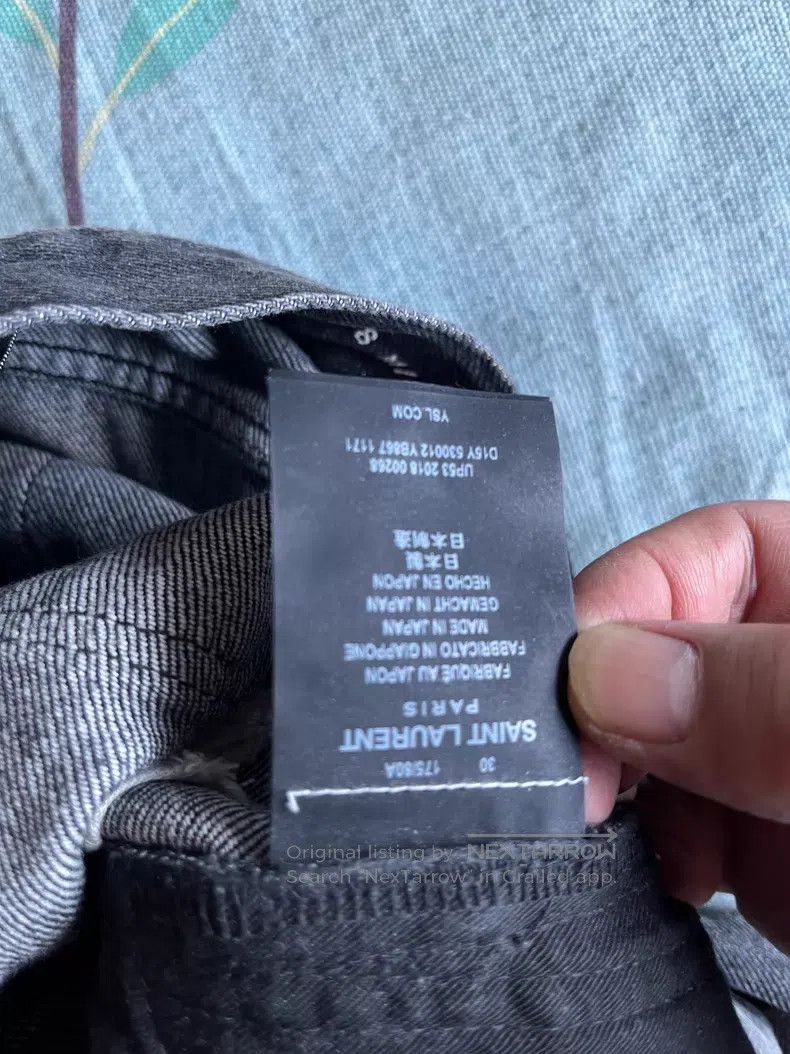 Saint Laurent Paris Saint Laurent Paris Distressed Denim Jeans i Size US 27 - 8 Thumbnail