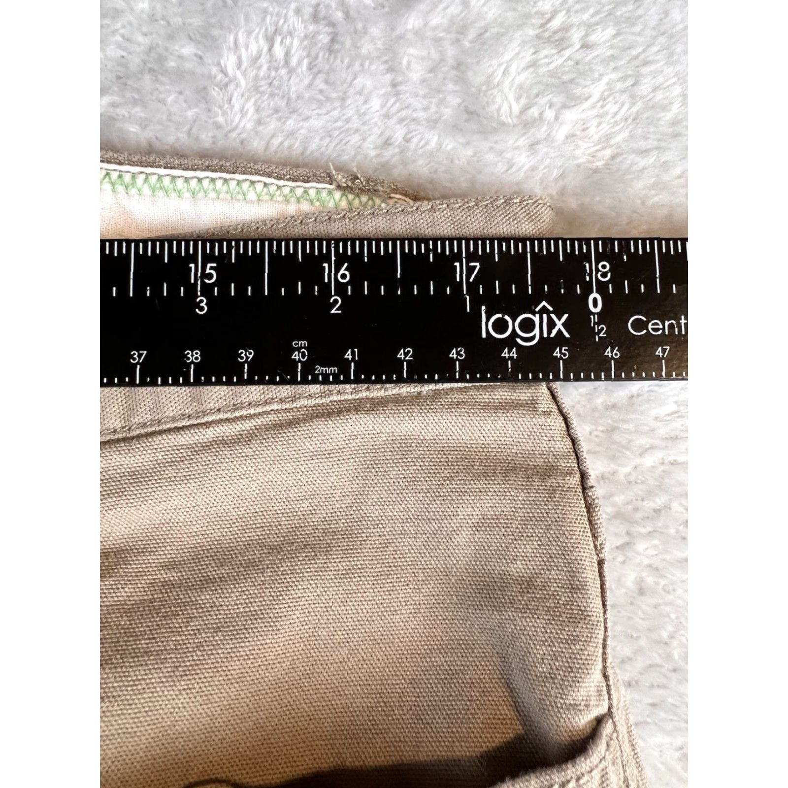 Vintage Linksoul Pants Jeans Mens 34x30 Beige Stretch Straight Leg Casual Golf Prep Chino 5-Pocket Logo Zipper Button Machine Washable Regular Size Inseam 30 Size US 34 / EU 50 - 5 Thumbnail