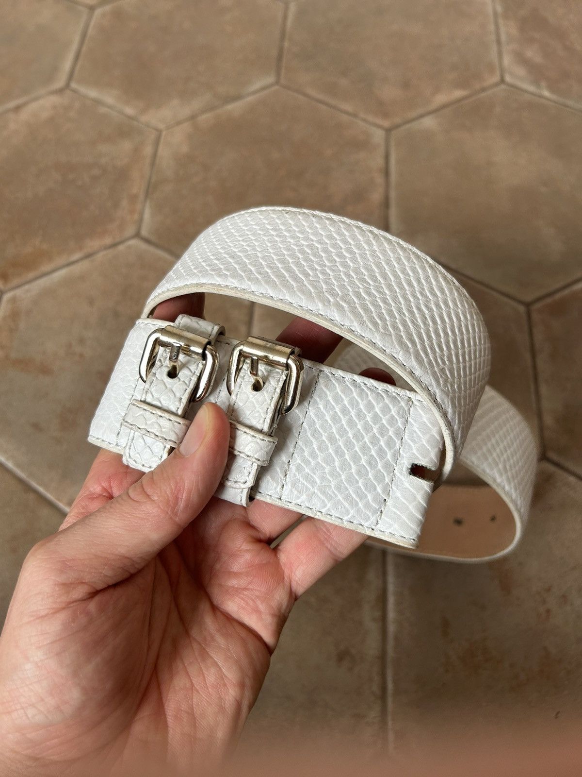 Japanese Brand × Versace VERSACE Belt leather Size ONE SIZE - 3 Thumbnail