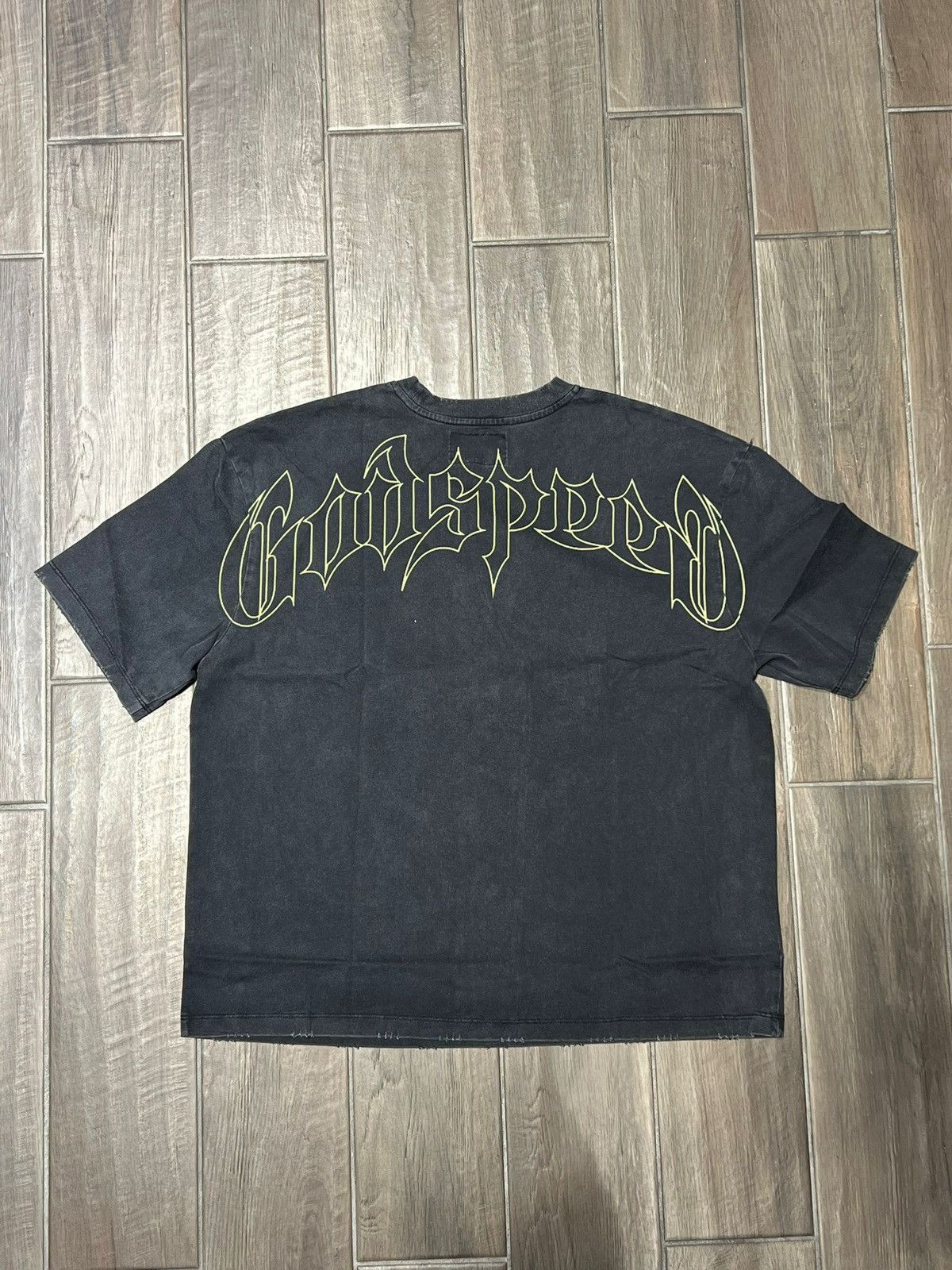 Godspeed GODSPEED SKYLINE TEE BLACK WASH Size US XL / EU 56 / 4 - 2 Thumbnail