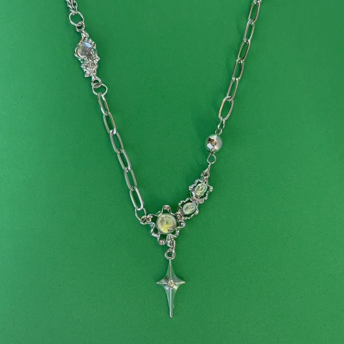 Other Moonstone Star Pendant Necklace for Men Women Size ONE SIZE - 1 Thumbnail