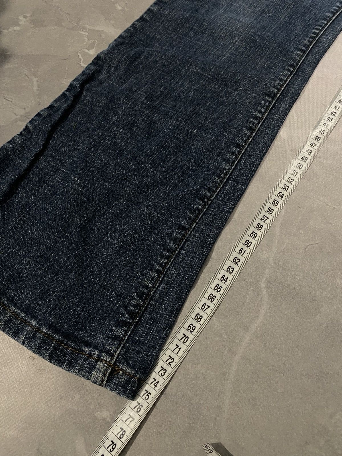 Vintage Dark Slim Archive Jeans / Vintage Retro Denim 90s Size US 32 / EU 48 - 5 Thumbnail