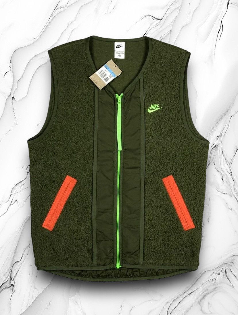 Nike NWT❗️Nike Sherpa Fleece essentials drill vest y2k Size US M / EU 48-50 / 2 - 1 Thumbnail