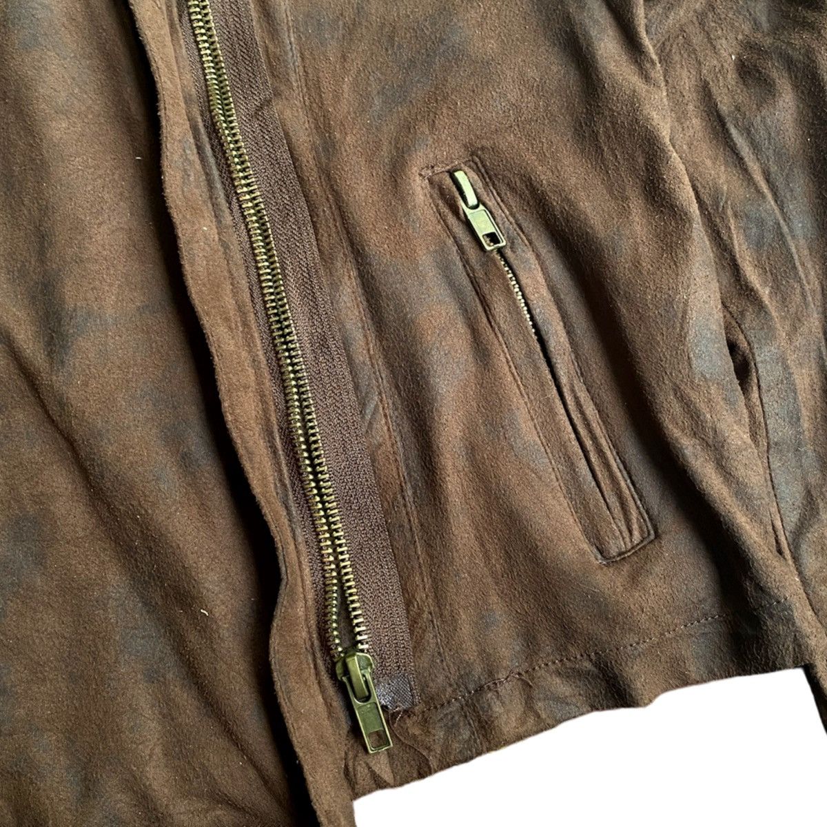 Japanese Brand Rare Spiralgirl Zip Up Suede Opium Style Robot Jacket Size M / US 6-8 / IT 42-44 - 3 Thumbnail