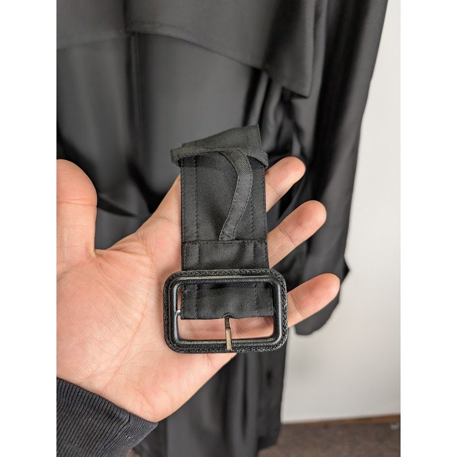Saint Laurent Paris o1rshd1 Long Coat in Black Size US M / EU 48-50 / 2 - 15 Thumbnail