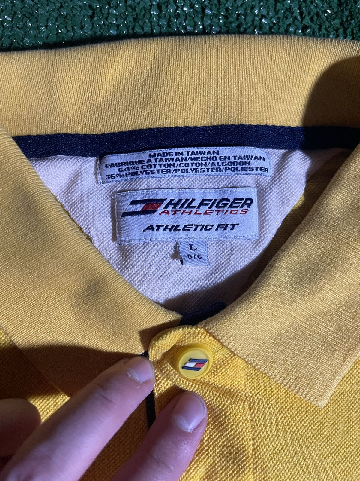 Designer × Tommy Hilfiger Tommy Hilfiger Athletic Polo Size US L / EU 52-54 / 3 - 3 Thumbnail