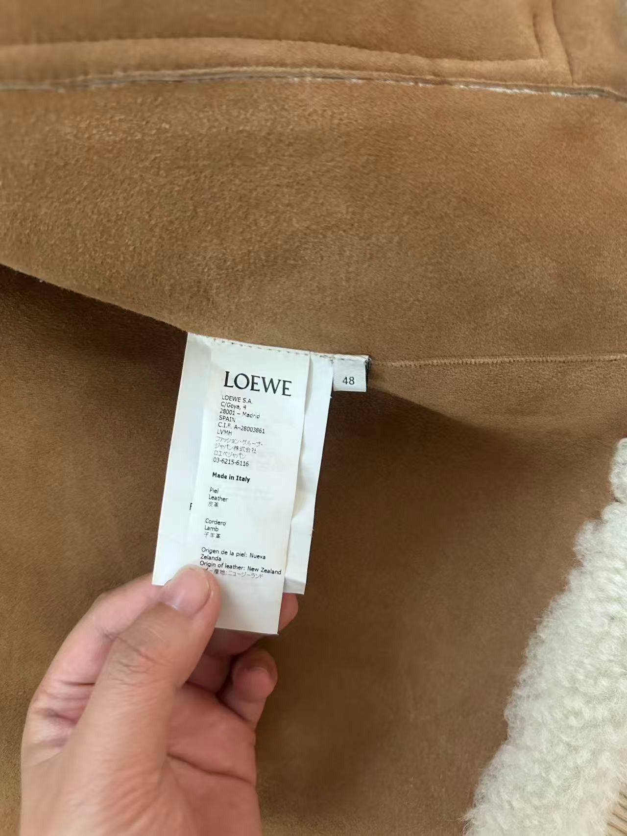 Loewe LOEWE Suede Shearling Jacket GRAIL! Size US M / EU 48-50 / 2 - 6 Thumbnail