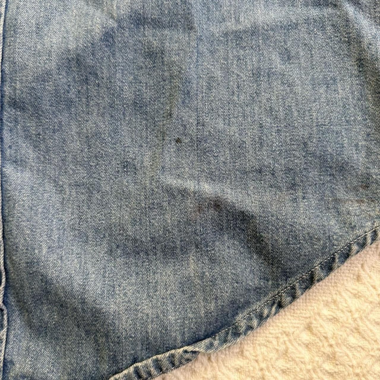Other Vintage Mont-Tremblant Denim Shirt Mens S Blue Quebec Canada Size US S / EU 44-46 / 1 - 8 Thumbnail