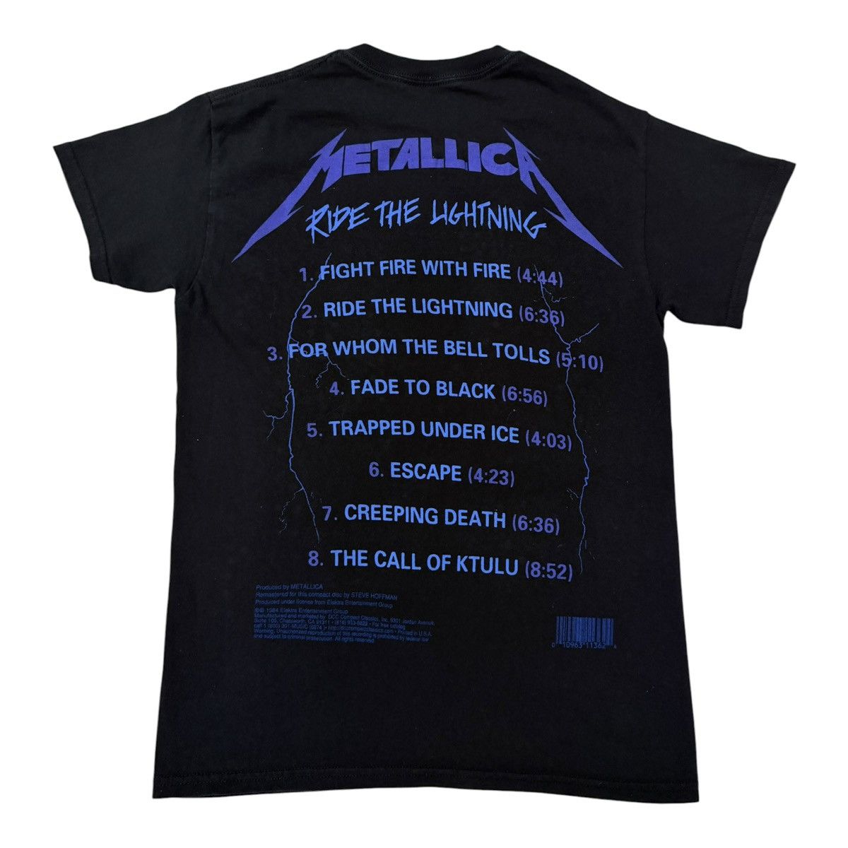 Vintage Vintage t shirt metallica custom strass Size US M / EU 48-50 / 2 - 4 Thumbnail