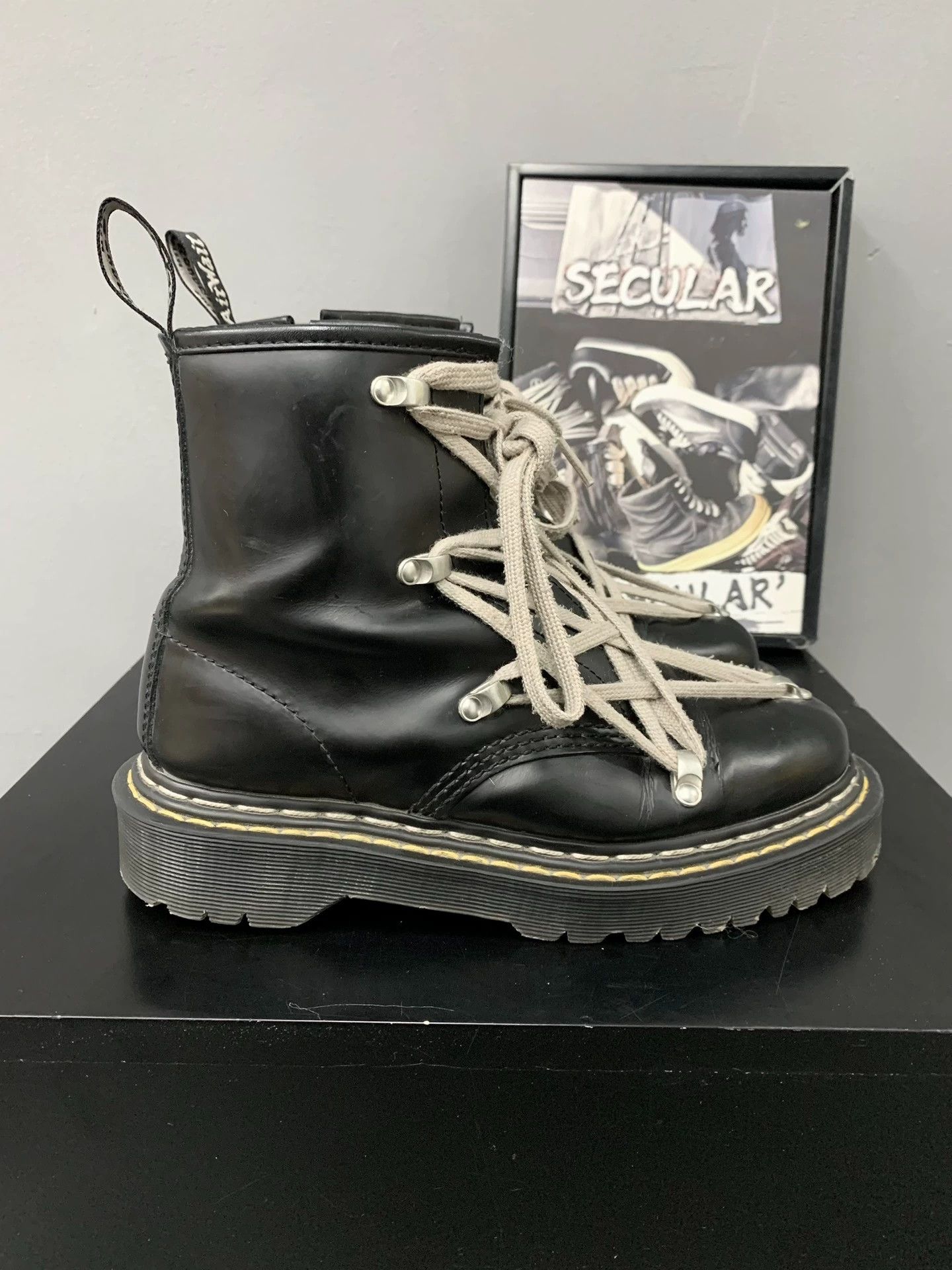 Rick Owens Rick Owens x Dr. Martens collaboration ankle boots Size US 6.5 / IT 36.5 - 5 Thumbnail