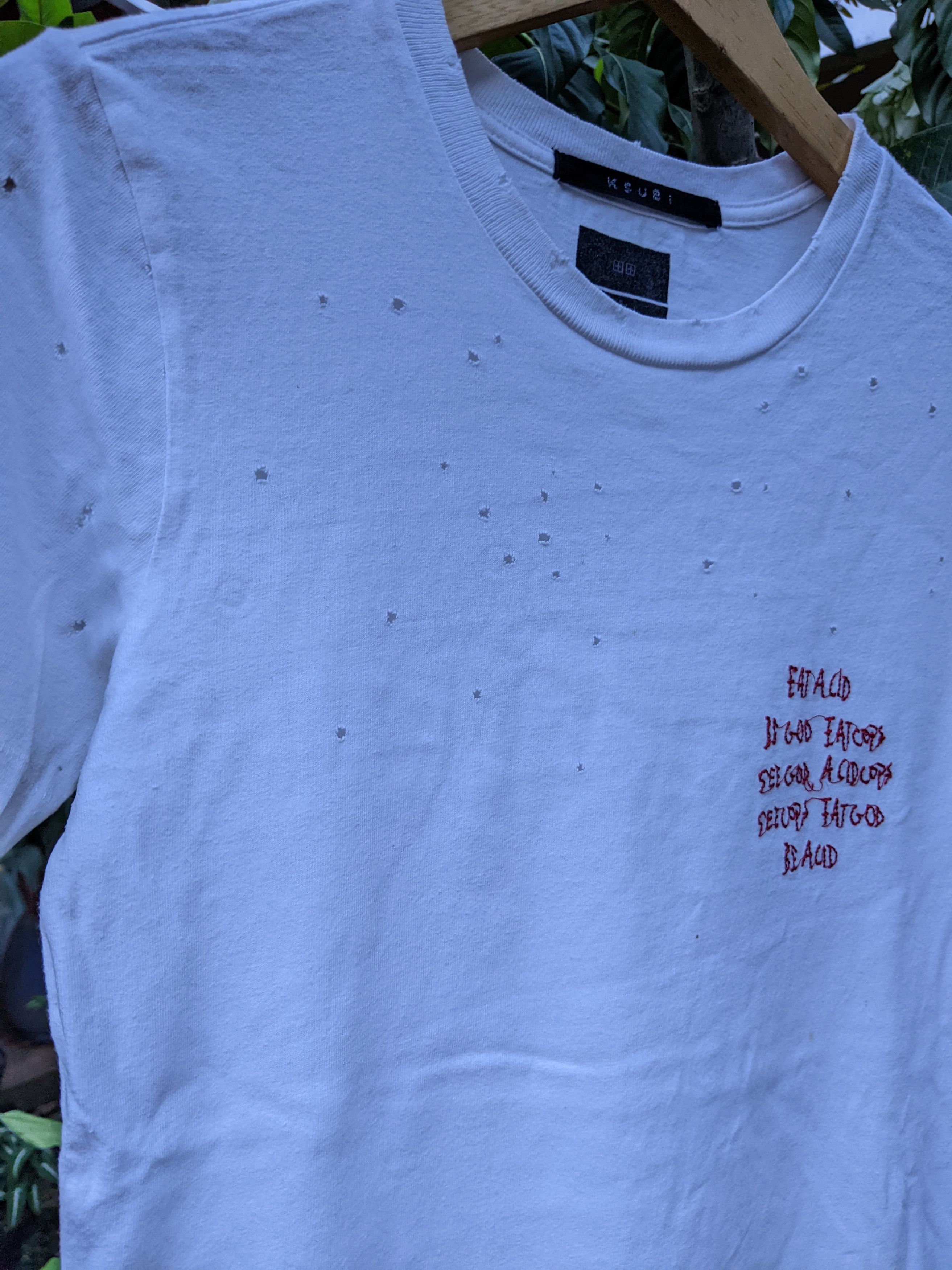 Ksubi Ss17 Rock N Roll Ruined Everything Disstresed Tee Size US S / EU 44-46 / 1 - 2 Thumbnail