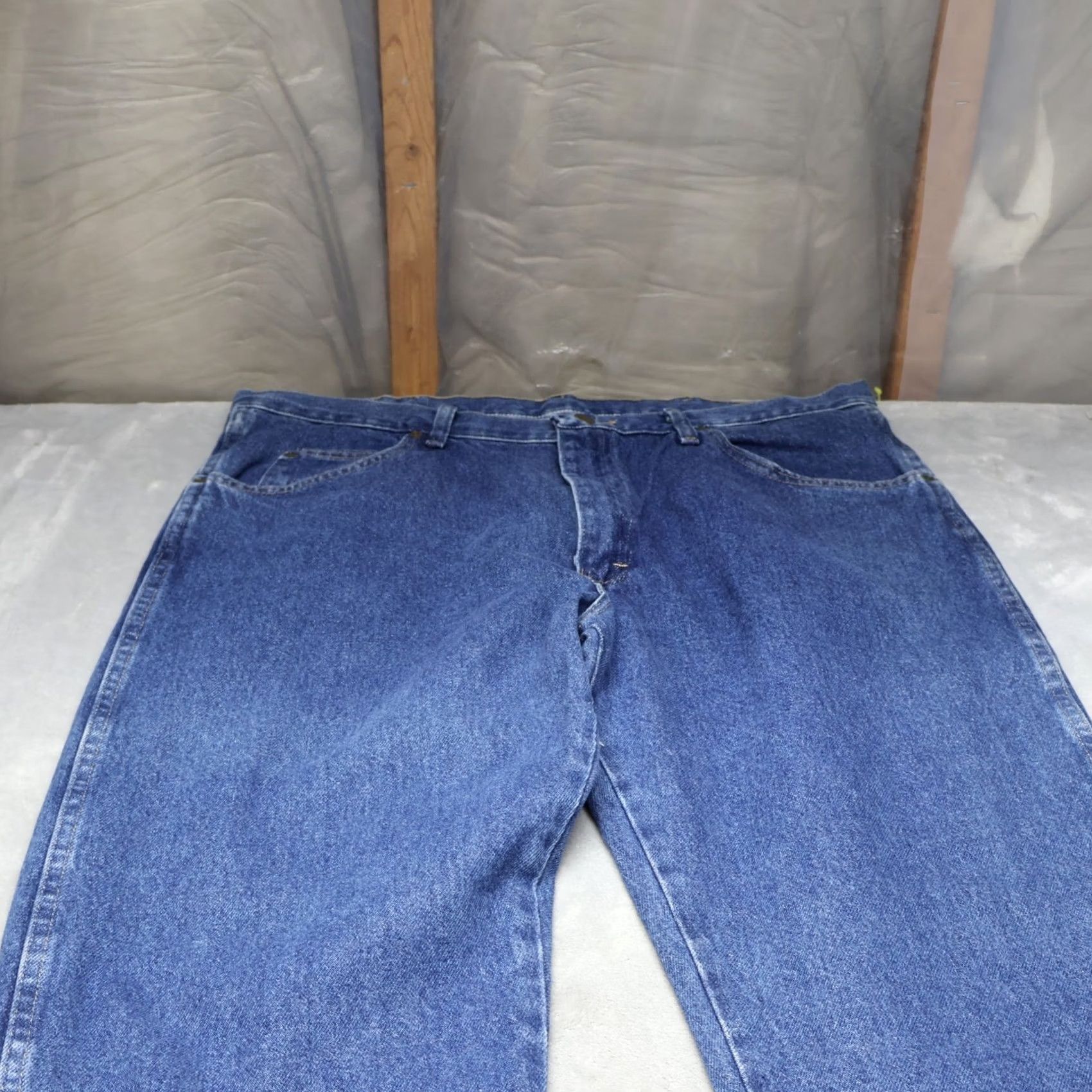 Wrangler Wrangler Jeans Men 38x34 Dark Stone Wash Boot Wide Leg Regular Fit NWD Size US 38 / EU 54 - 3 Thumbnail