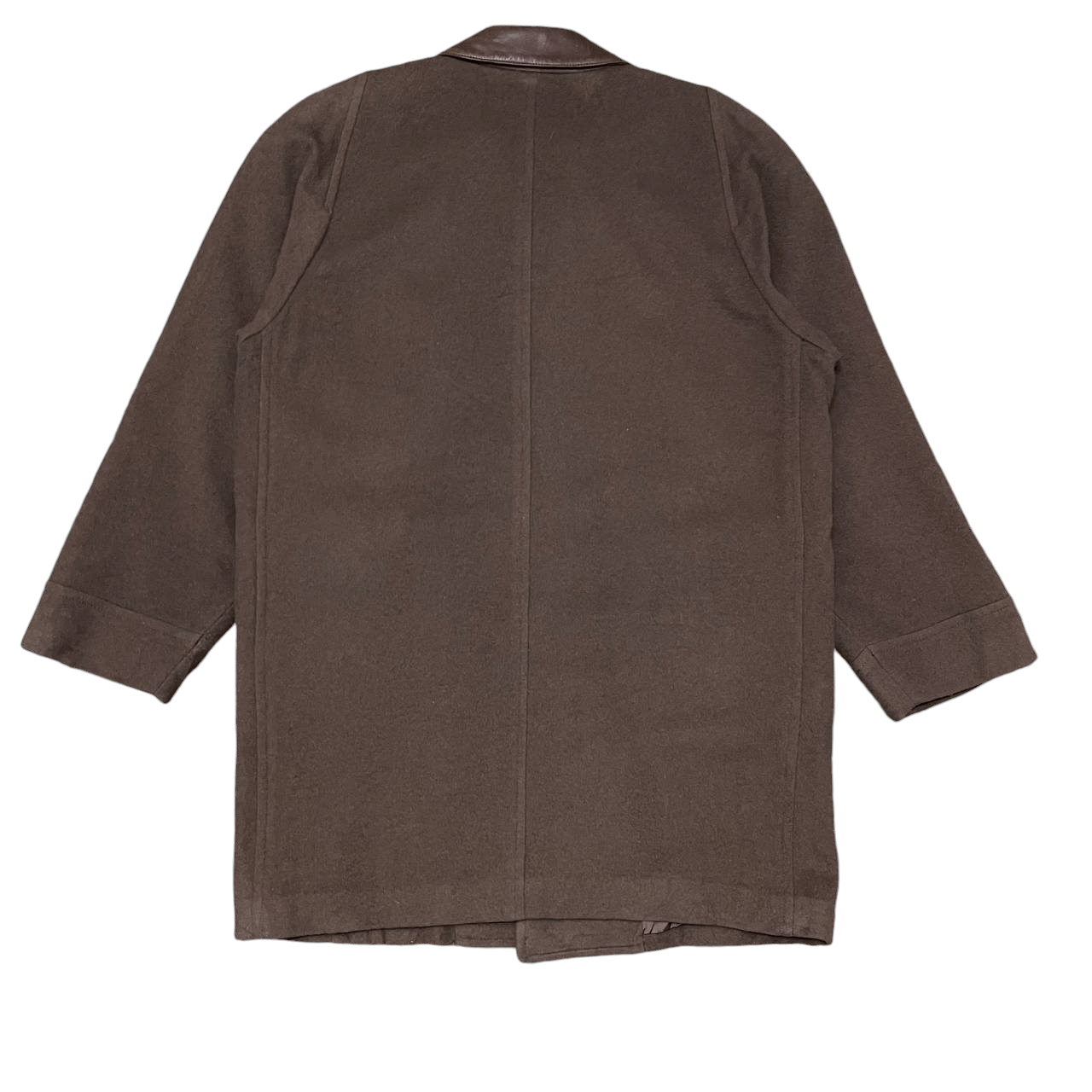 Christian Dior Monsieur Vintage Christian Dior Monsieur Wool Coat Leather Collar Size US M / EU 48-50 / 2 - 12 Thumbnail