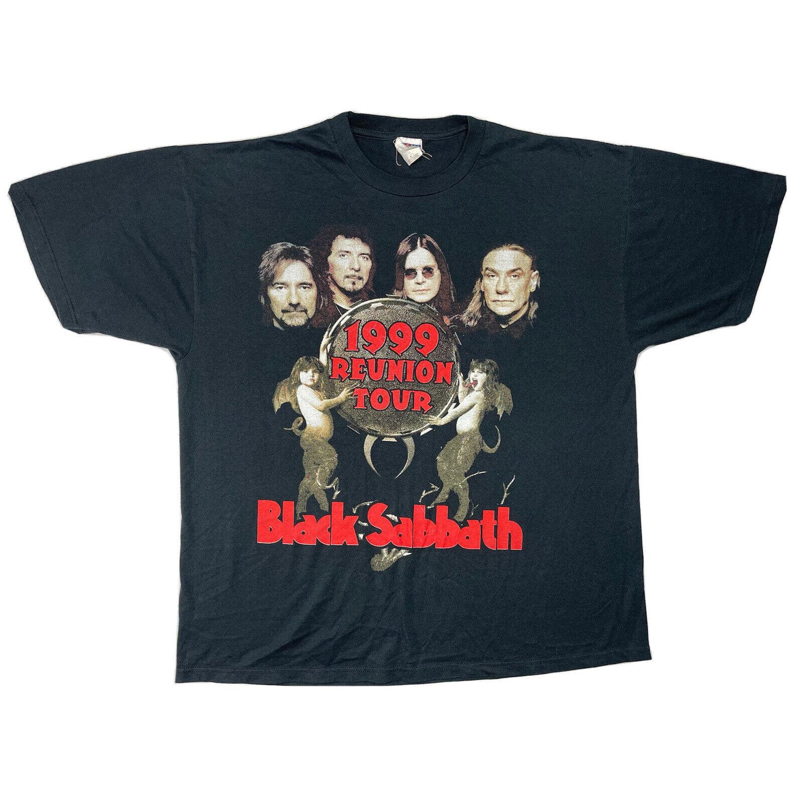 Image of Jerzees VTG 1999 Black Sabbath Reunion Of The Century Tour T-Shirt, Men's (Size 2XL)