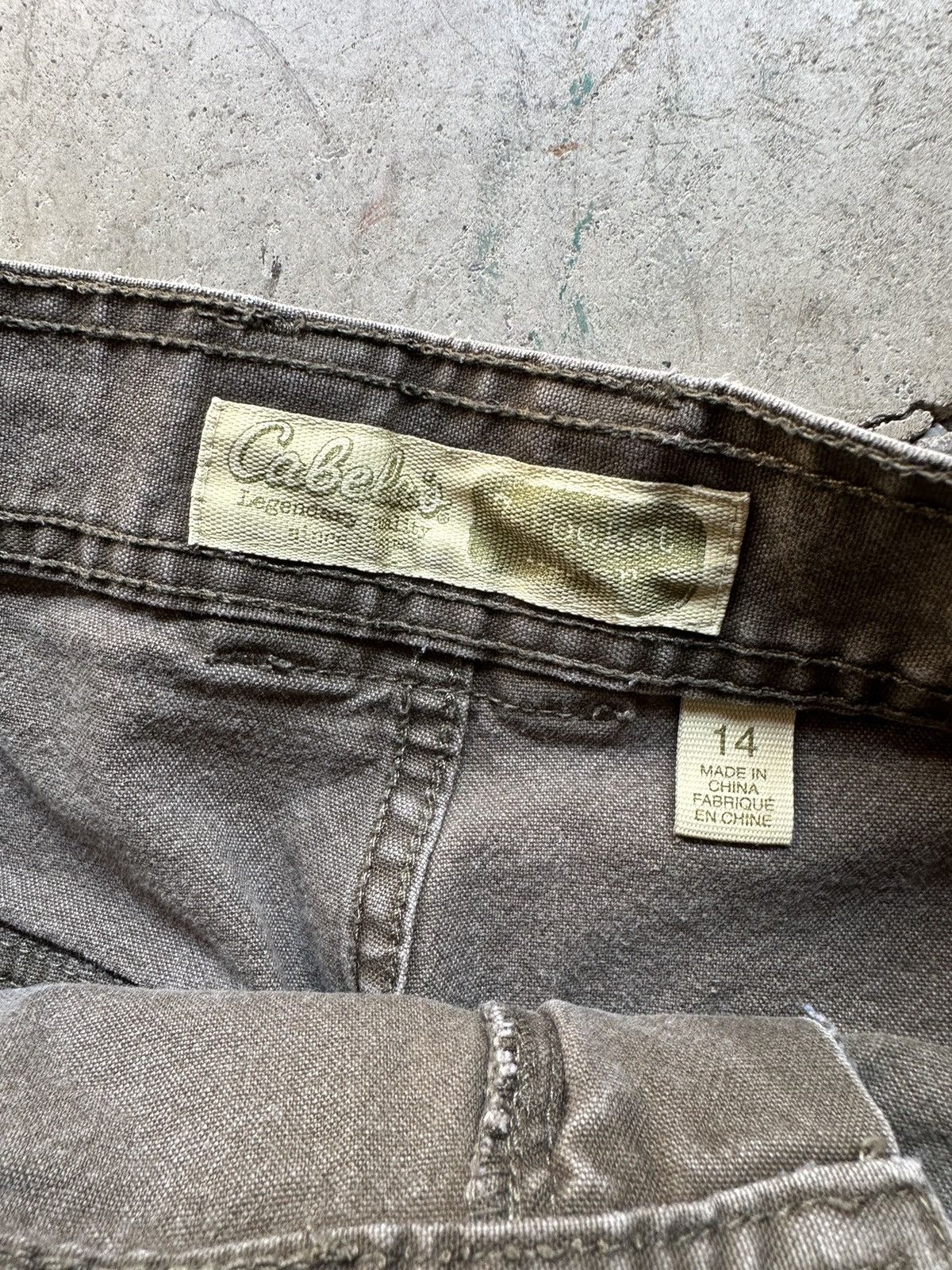 Dickies Y2K Vintage Cabelas brown cargo pants Size 36" / US 14 / IT 50 - 7 Thumbnail