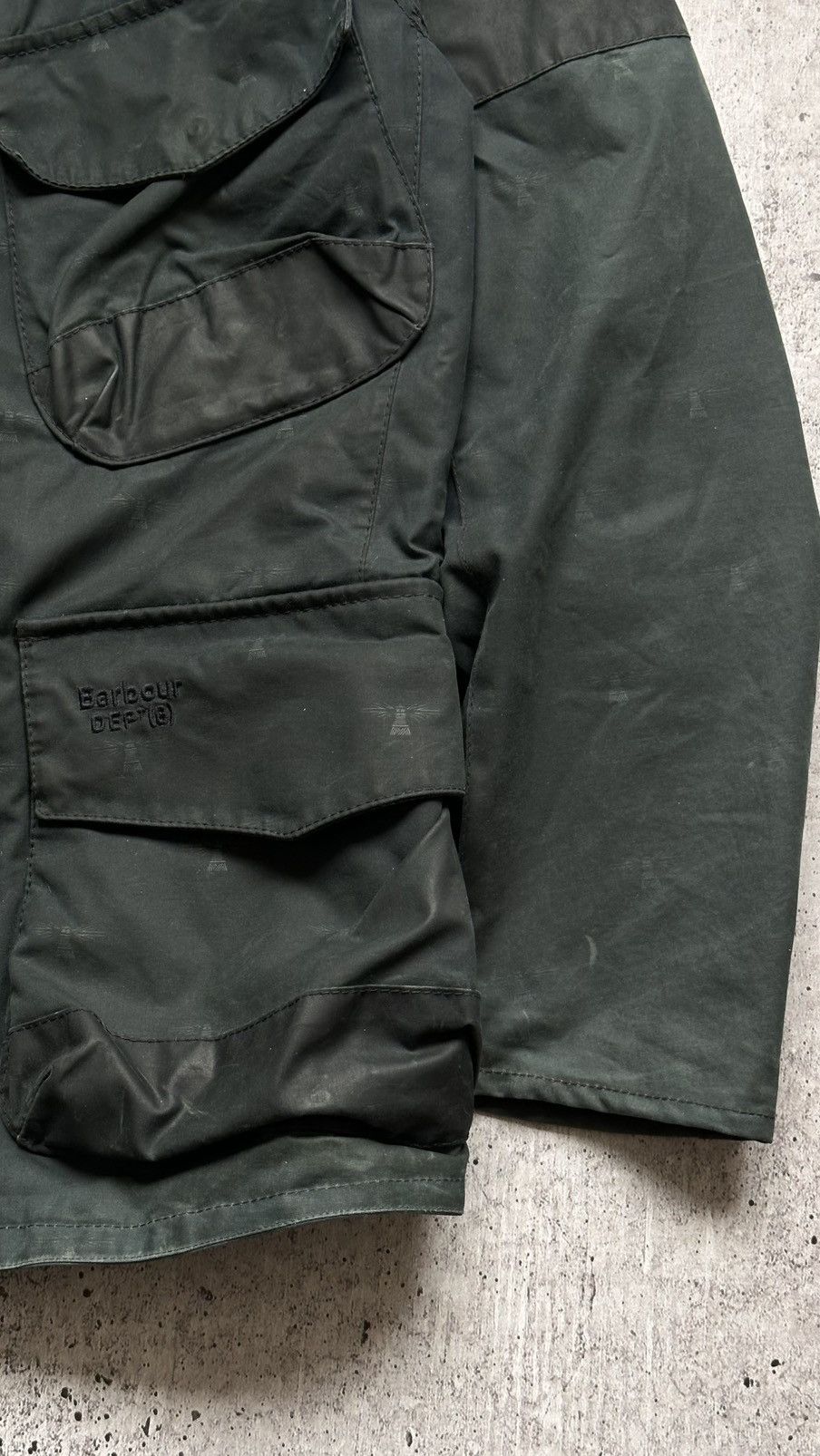 Barbour Men's Barbour Mast Multilogo Waxed Jacket Size US S / EU 44-46 / 1 - 6 Thumbnail
