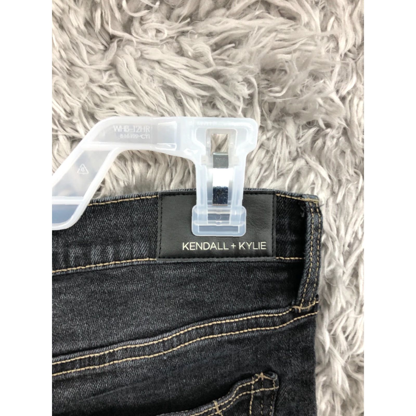 Vintage Kendal Kylie Drifter High Rise Shorts Womens Size 30 Dark Wash Black Denim Jean Size 30" / US 8 / IT 44 - 5 Thumbnail