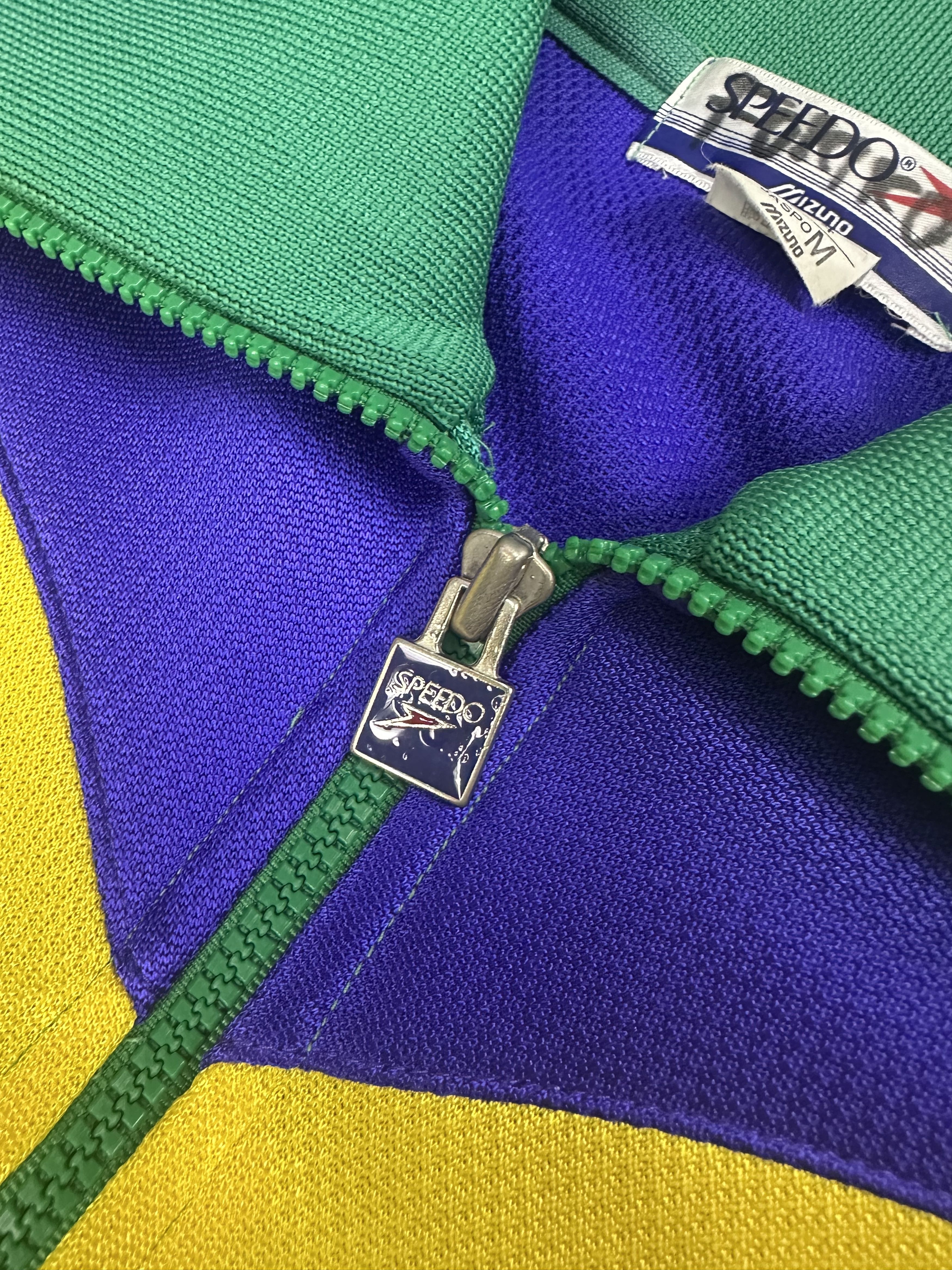Speedo 80s Vintage Speedo x Mizuno Japan Track Rare Jacket Z326 Size US M / EU 48-50 / 2 - 7 Thumbnail