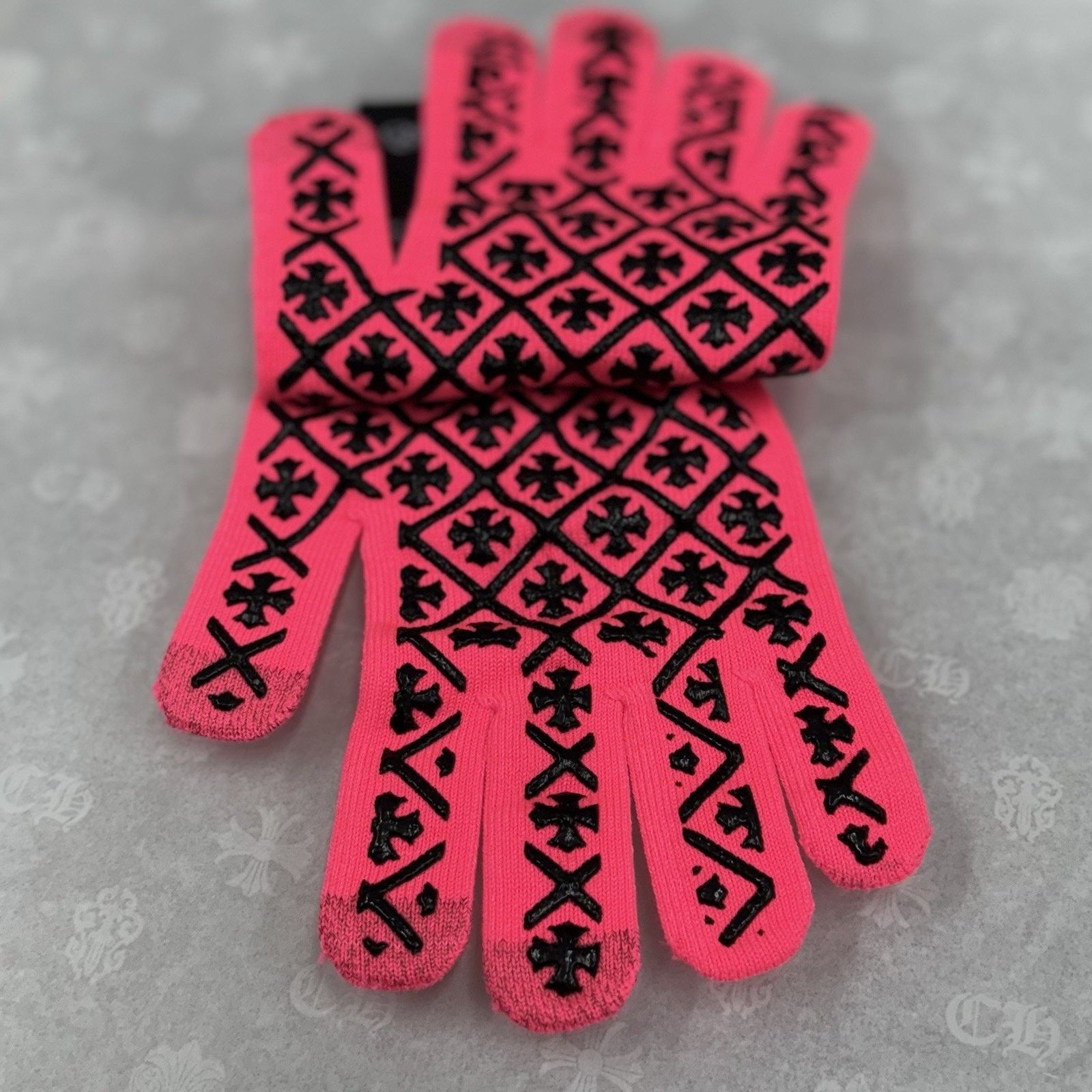 Chrome Hearts Chrome Hearts Work Gloves ' Pink ' | BRAND NEW! Size ONE SIZE - 8 Thumbnail