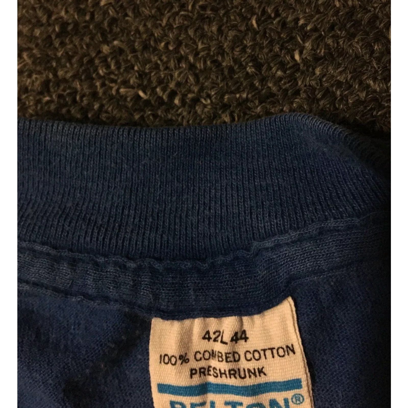 Swims Vtg 1982 Alcatraz Prison Swim Team Shirt S M USA Belton Blue Men Short Sleeve T-Shirt Sports 80s 90s Jail Humor Humor Size US S / EU 44-46 / 1 - 6 Thumbnail