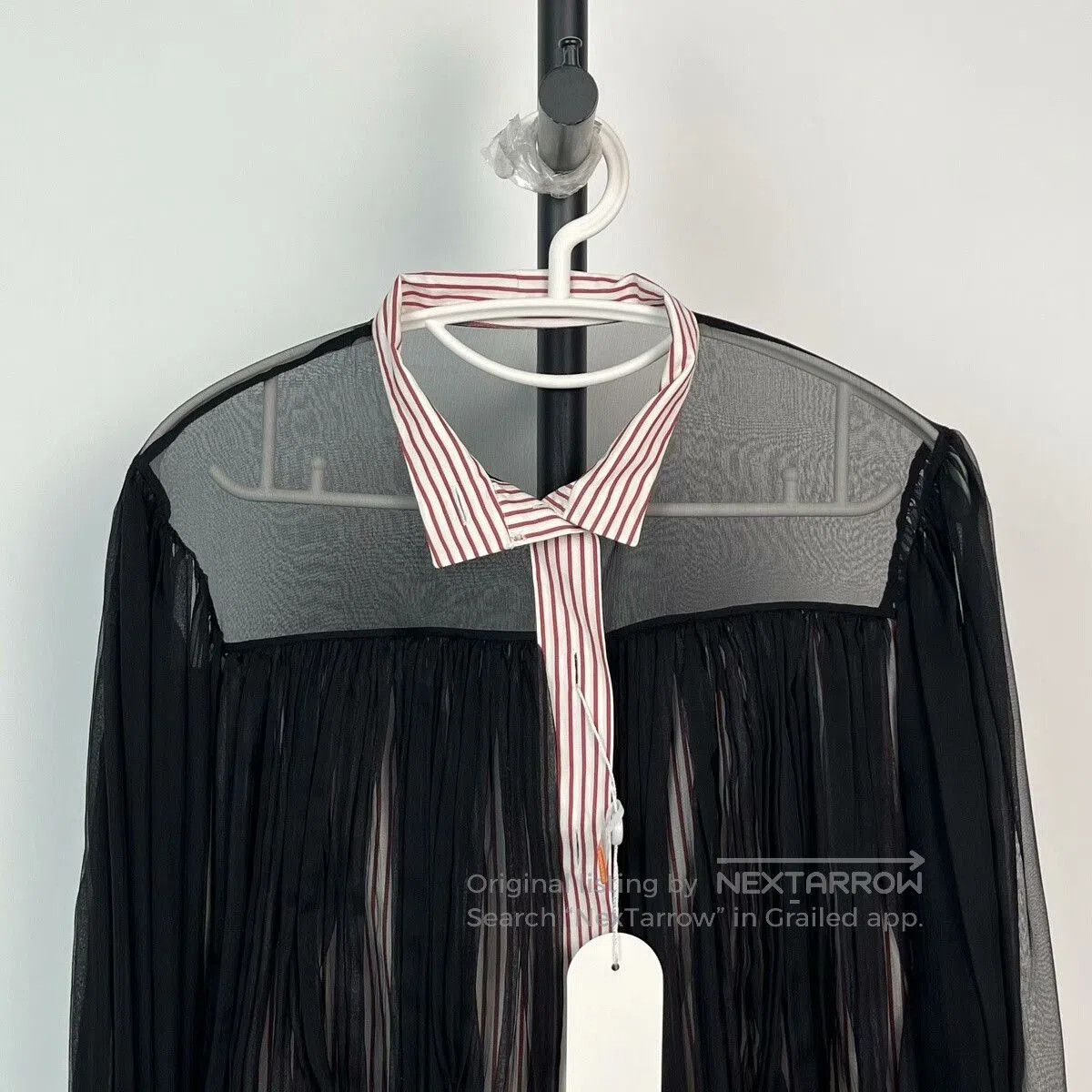 Chanel Chanel Lace Patchwork Shirt. Size XXS / US 00 / IT 34 - 8 Thumbnail