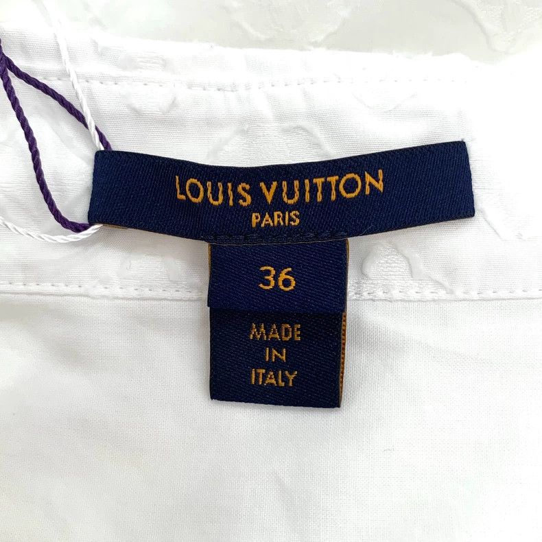 Louis Vuitton Louis Vuitton 22 white logo presbyopic cotton long-sleeved Size XS / US 0-2 / IT 36-38 - 6 Thumbnail