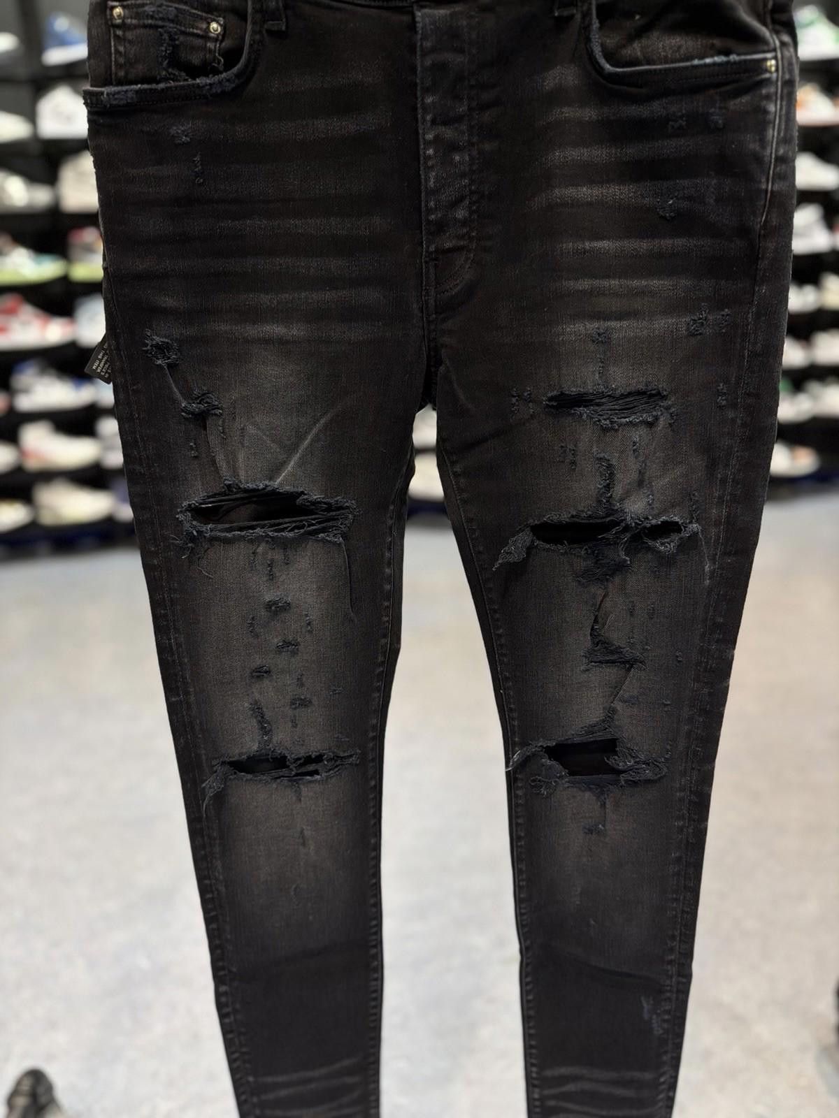 Amiri Size 33 - Amiri Thrasher Black Jeans 100% Authentic NEW Size US 33 - 4 Thumbnail