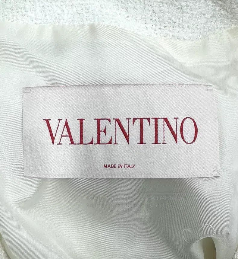 Valentino Valentino White striped little fragrant jacket jacket Size S / US 4 / IT 40 - 3 Thumbnail