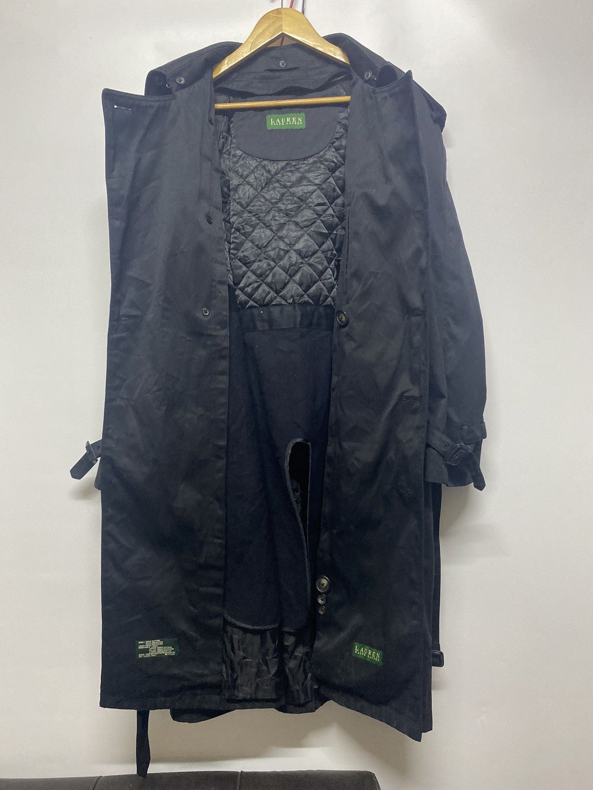 Designer Ralph Lauren Men's Water-repellent Trench Coat Jacket Size US XL / EU 56 / 4 - 4 Thumbnail