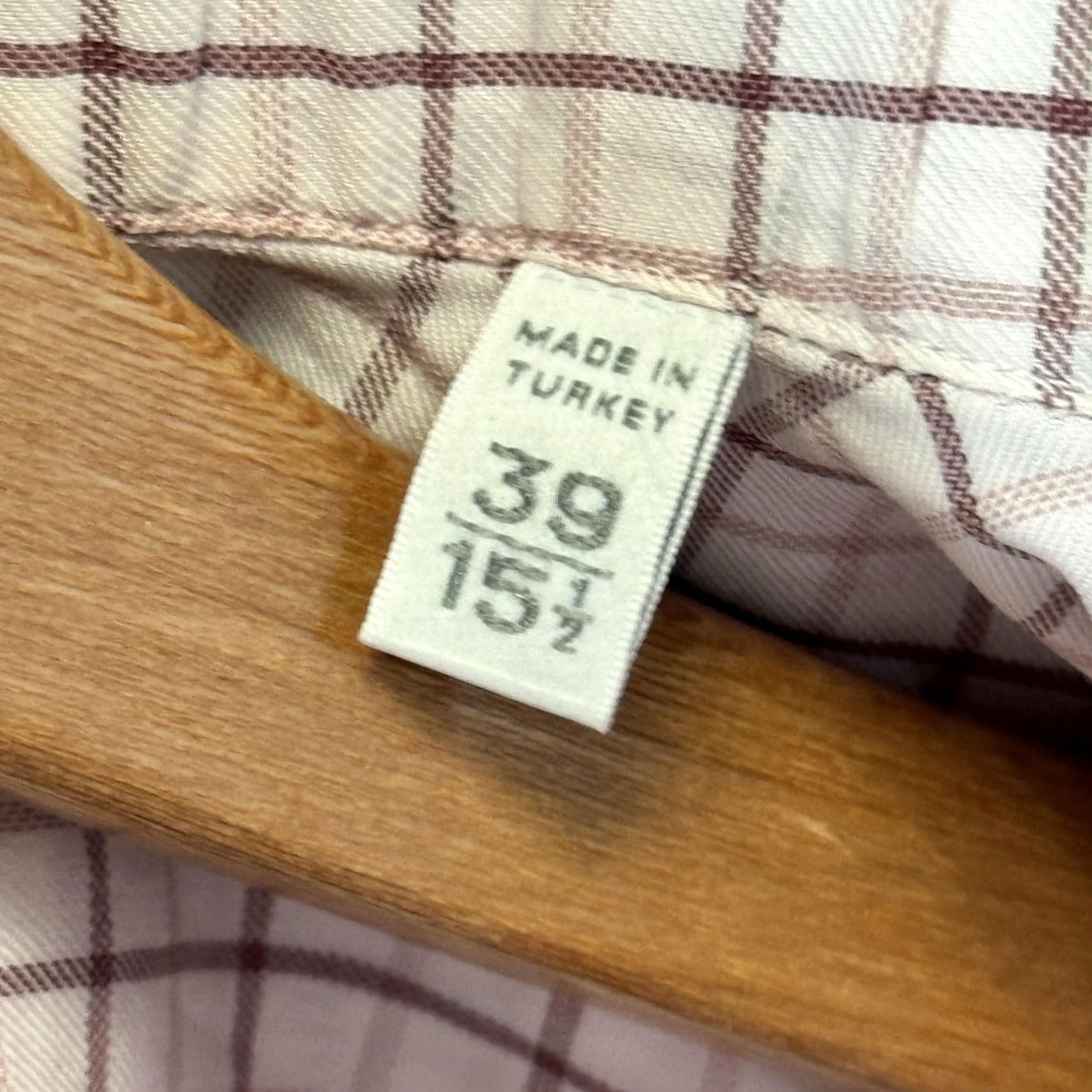 Ermenegildo Zegna Ermenegildo Zegna Shirt Mens 15.5 Medium Pink Purple Plaid Button Up Dress Shirt Size 42R - 5 Thumbnail