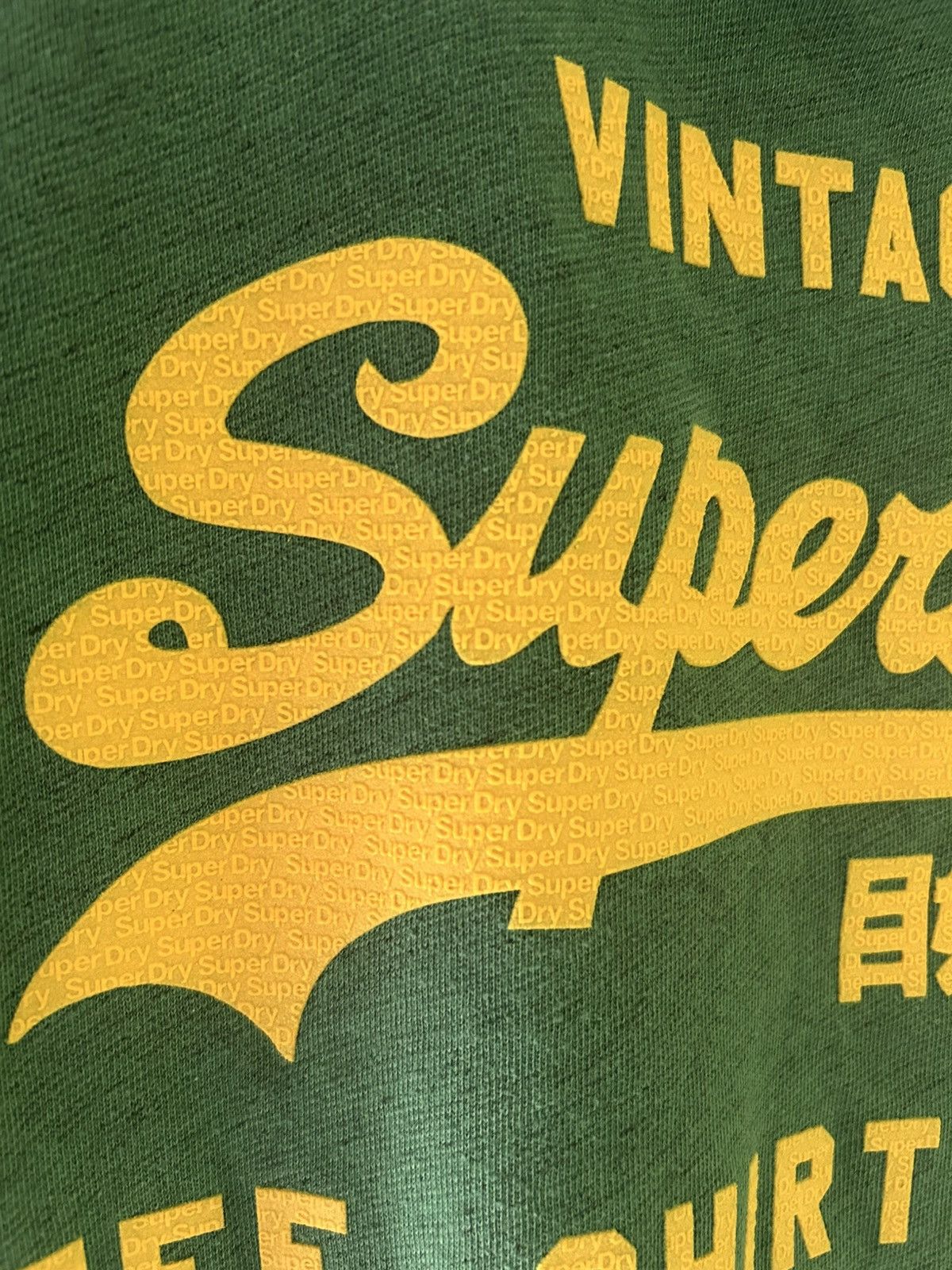 Superdry × Vintage Vintage Superdry Green Tee Size US M / EU 48-50 / 2 - 3 Thumbnail