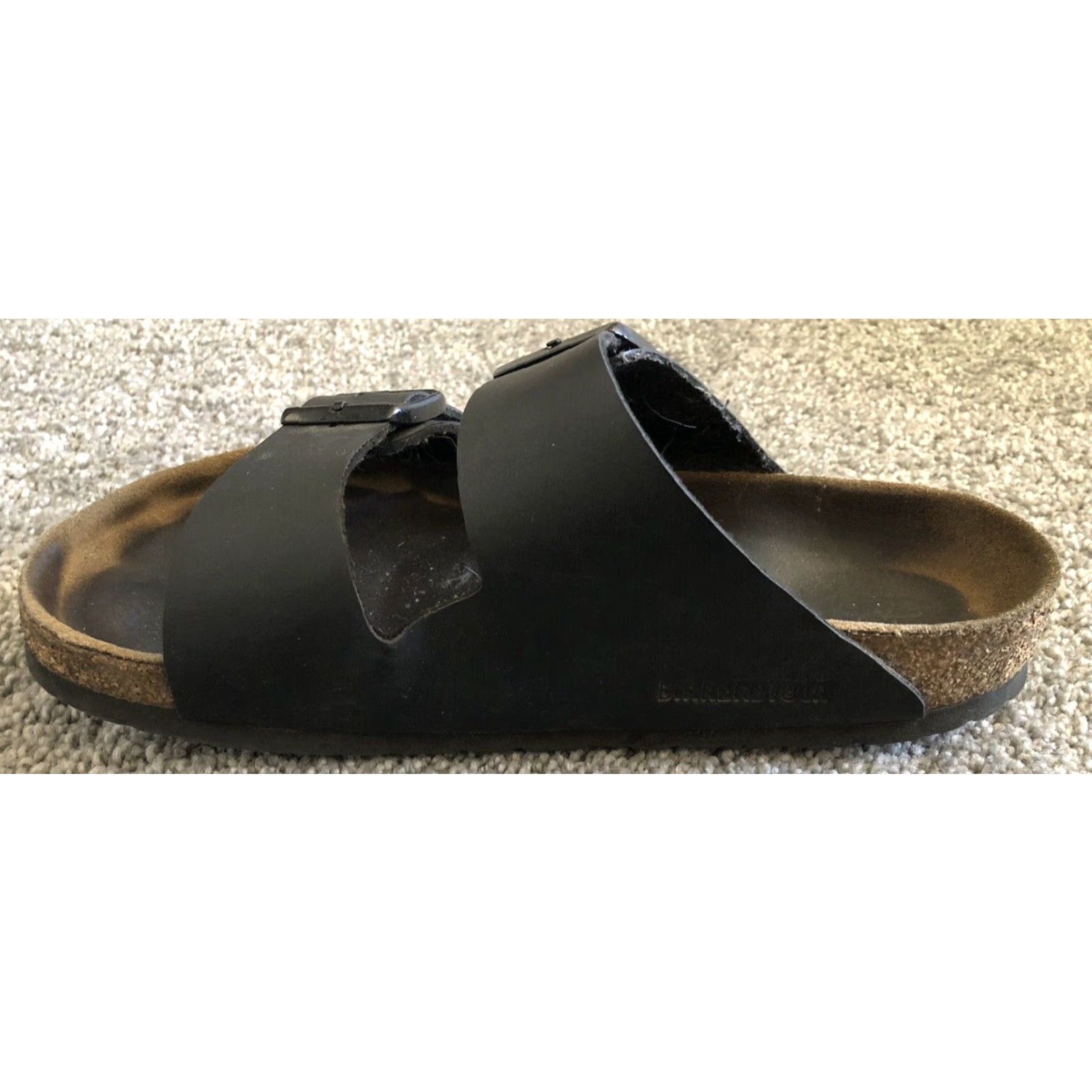 Birkenstock VINTAGE Birkenstock 70 9Y Women’s Size 6 Black Adjustable Straps Buckle Made In Germany Sandal Women Black Slip-On 70s Hipster Outdoor Size US 6 / IT 36 - 4 Thumbnail
