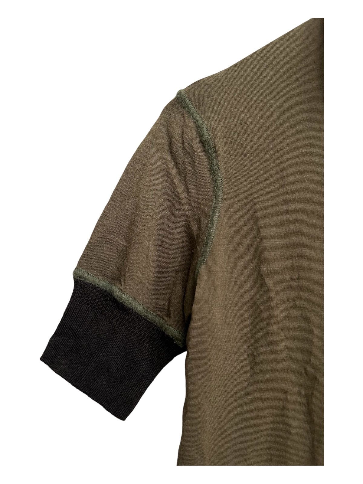 Miu Miu 1990s Runway Miu Miu Knitted Cropped Polo Sweater Size L / US 10 / IT 46 - 5 Thumbnail