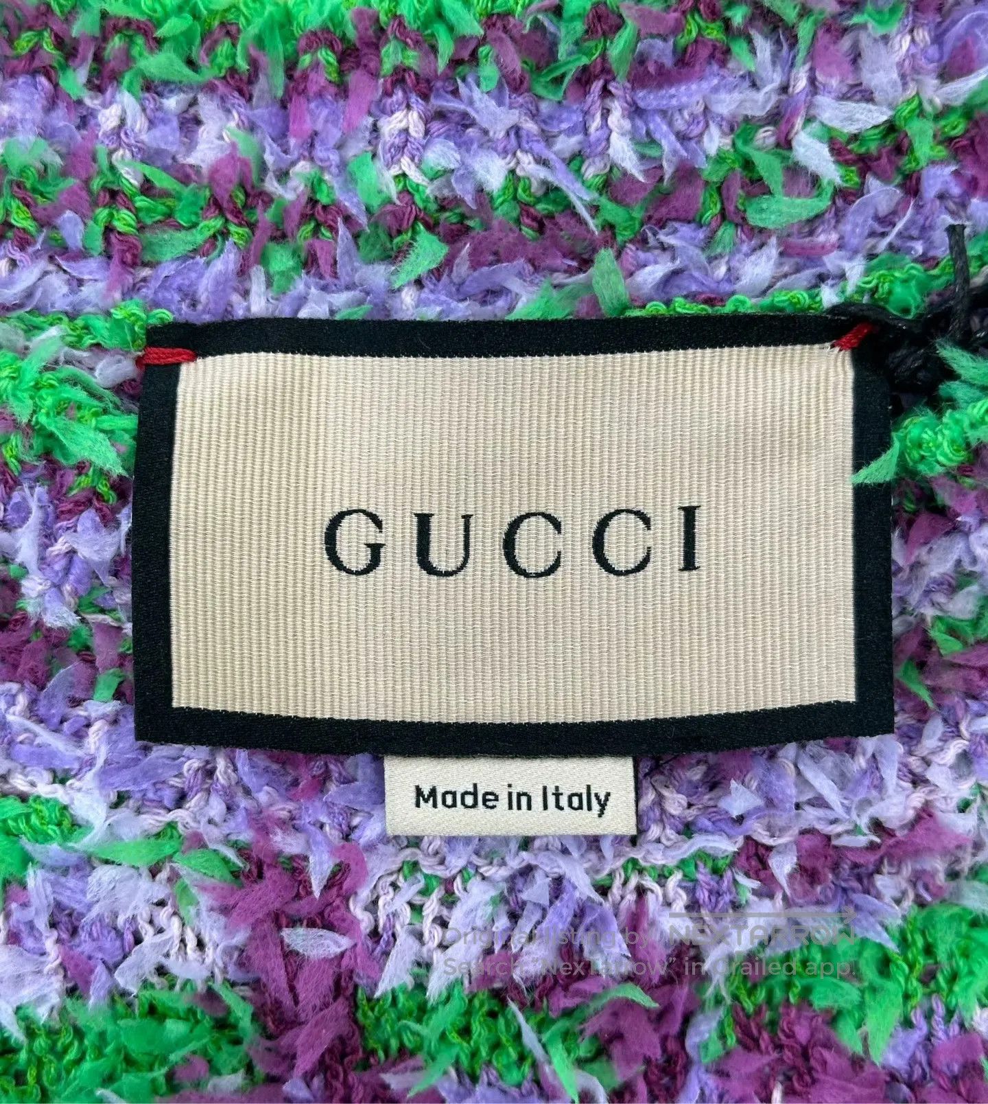 Gucci Guicci Color Block Double G Full Print Logo Knit Short Sle Size XS / US 0-2 / IT 36-38 - 3 Thumbnail