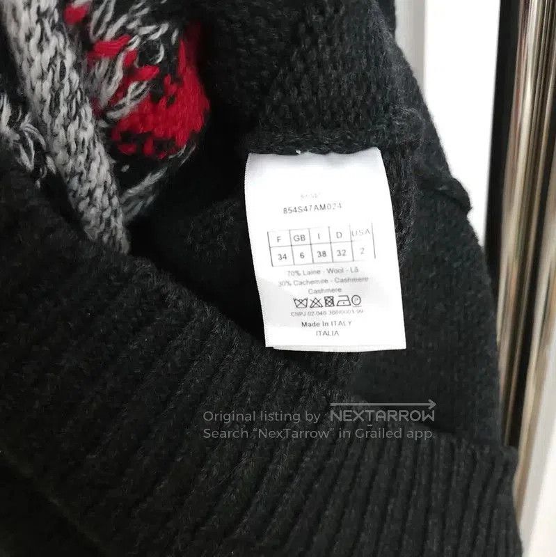 Dior Dior Black Cashmere Long Sleeve Sweater . Size S / US 4 / IT 40 - 8 Thumbnail