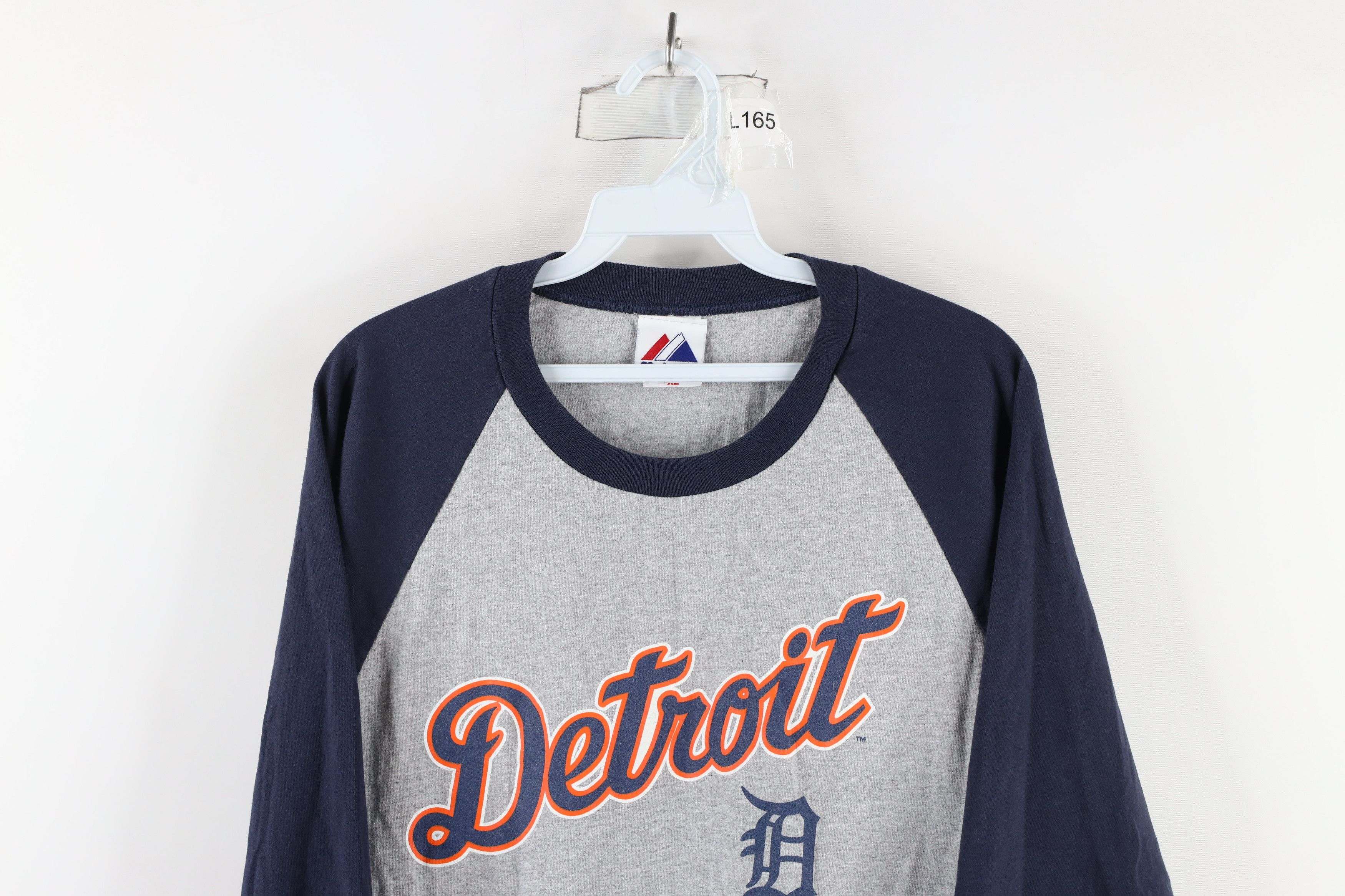 Majestic × Vintage Vintage Y2K 2008 Majestic Baseball 3/4 Sleeve Raglan T-Shirt Size US XL / EU 56 / 4 - 2 Thumbnail
