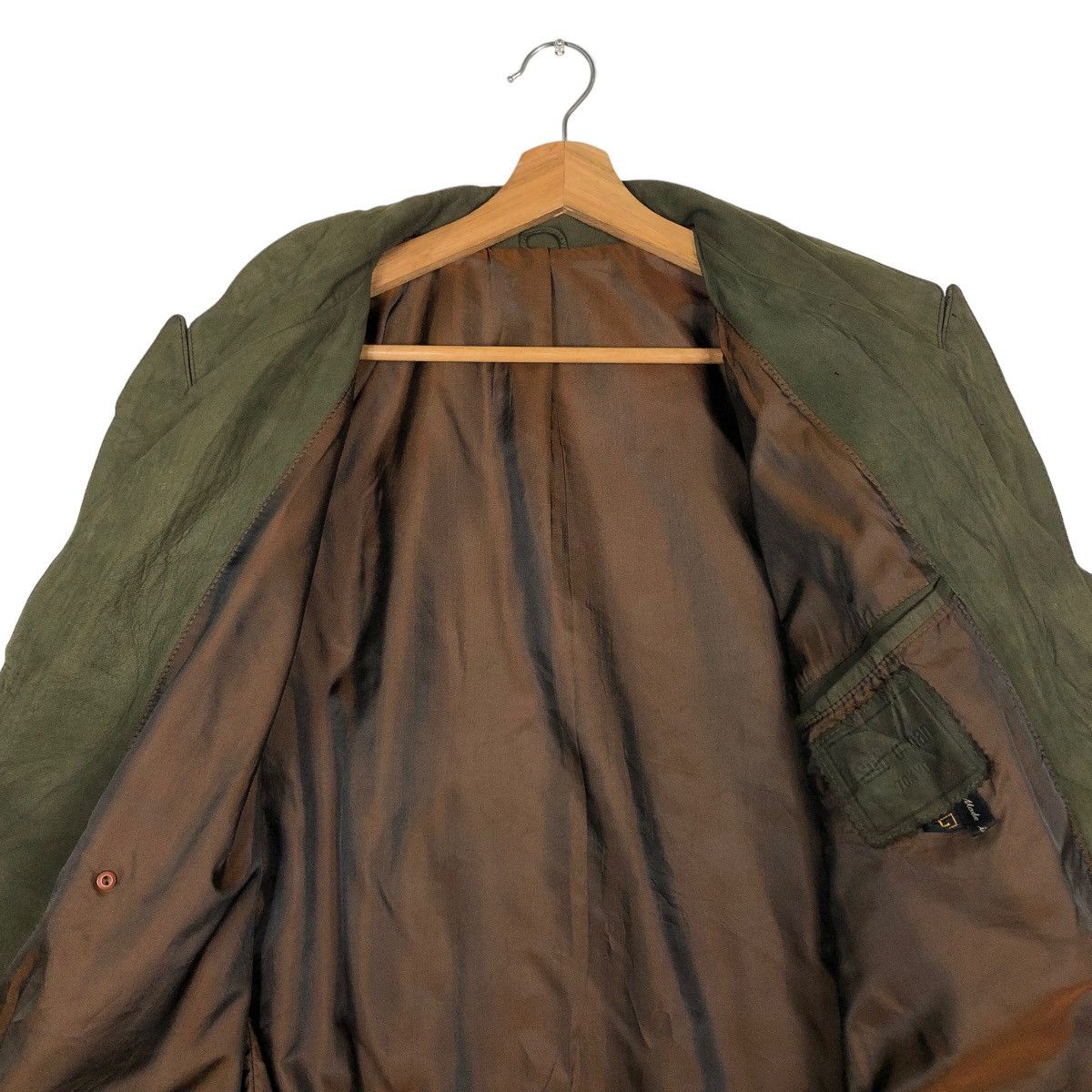Issey Miyake 🔥Vintage Genuine Leather Jacket Biker Sub Urban Tokyo Made Size US L / EU 52-54 / 3 - 14 Thumbnail