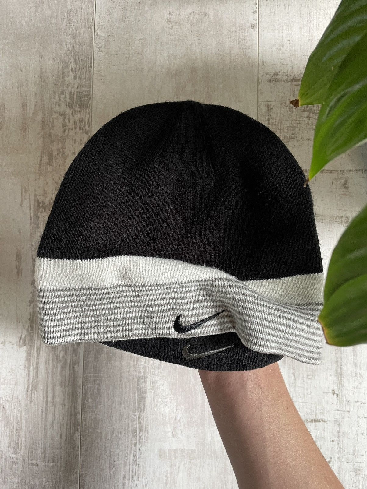 Nike × Vintage Vintage Nike Hat Y2K Double Swoosh 90’s Size ONE SIZE - 1 Thumbnail